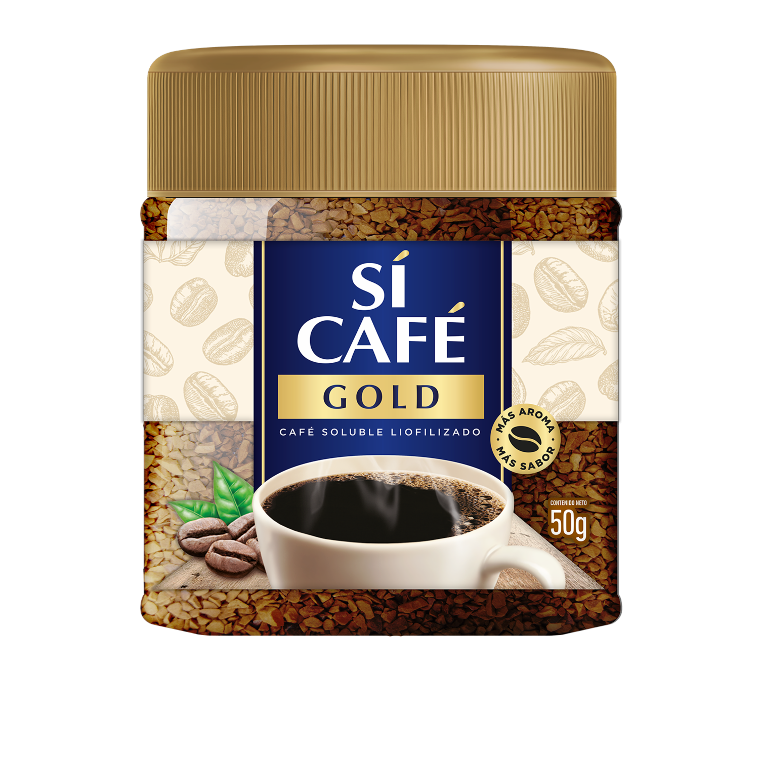 Café Instantáneo Liofilizado SÍ CAFÉ GOLD 50 G