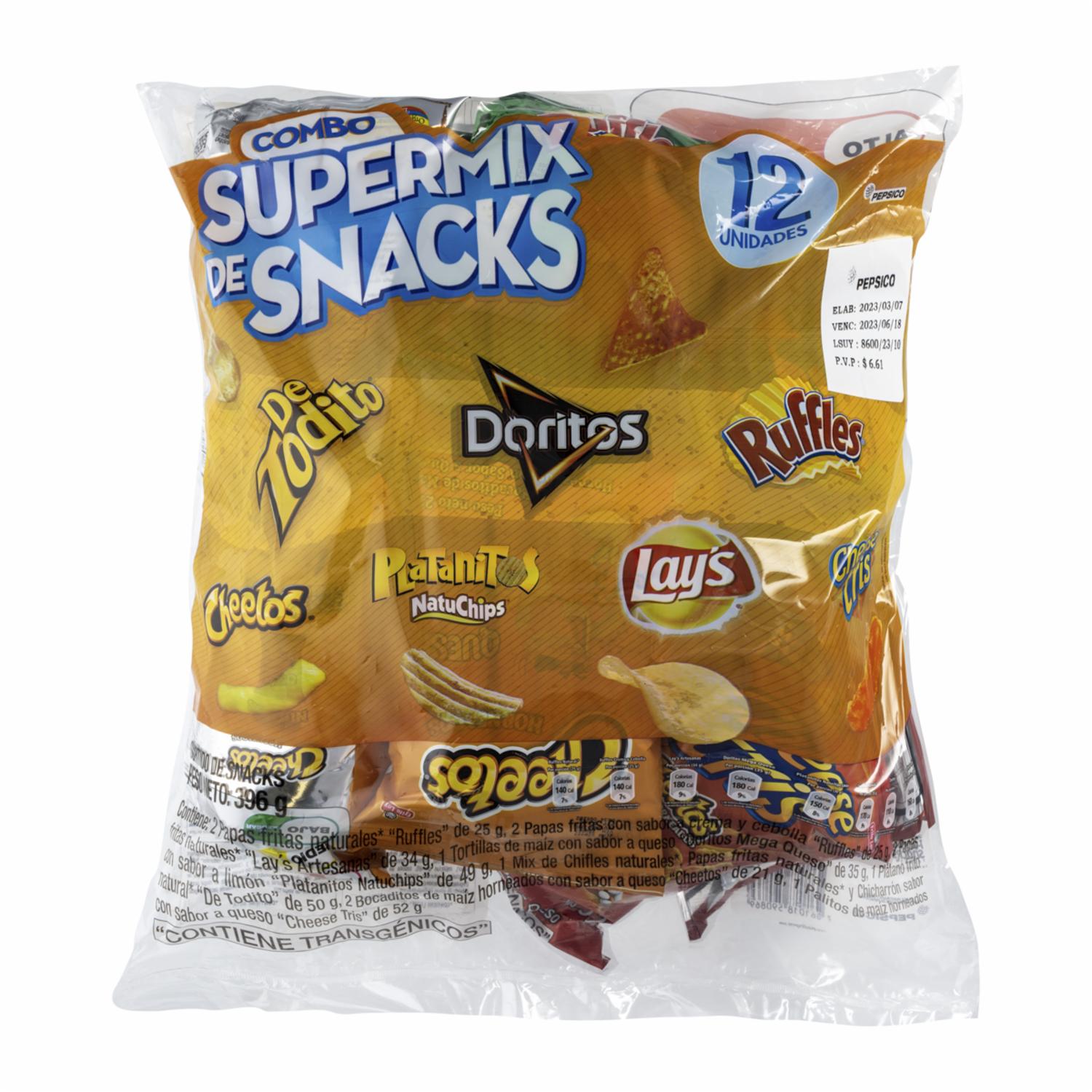 Supermix Bocaditos DORITOS 396 g