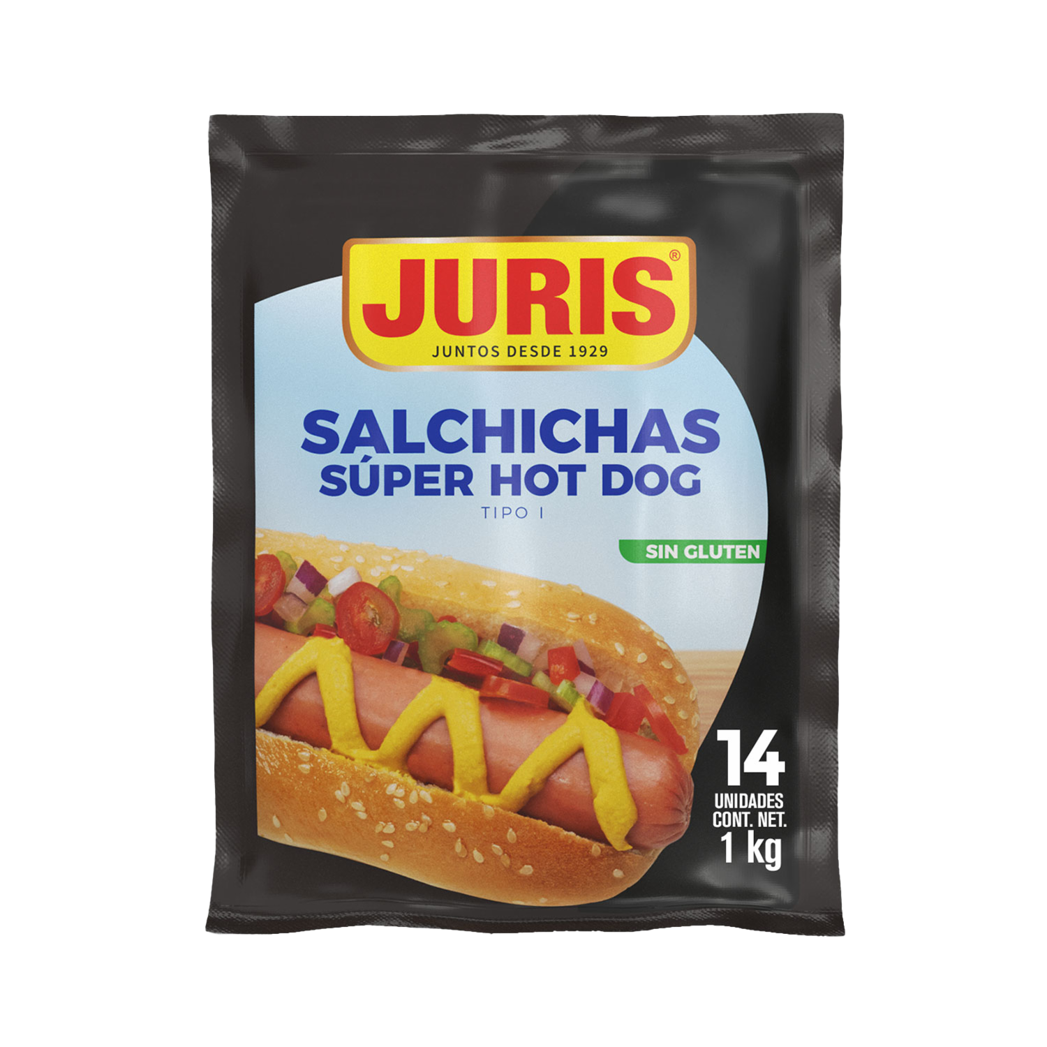 Salchichas Súper Hot Dog Premium JURIS 1000 G