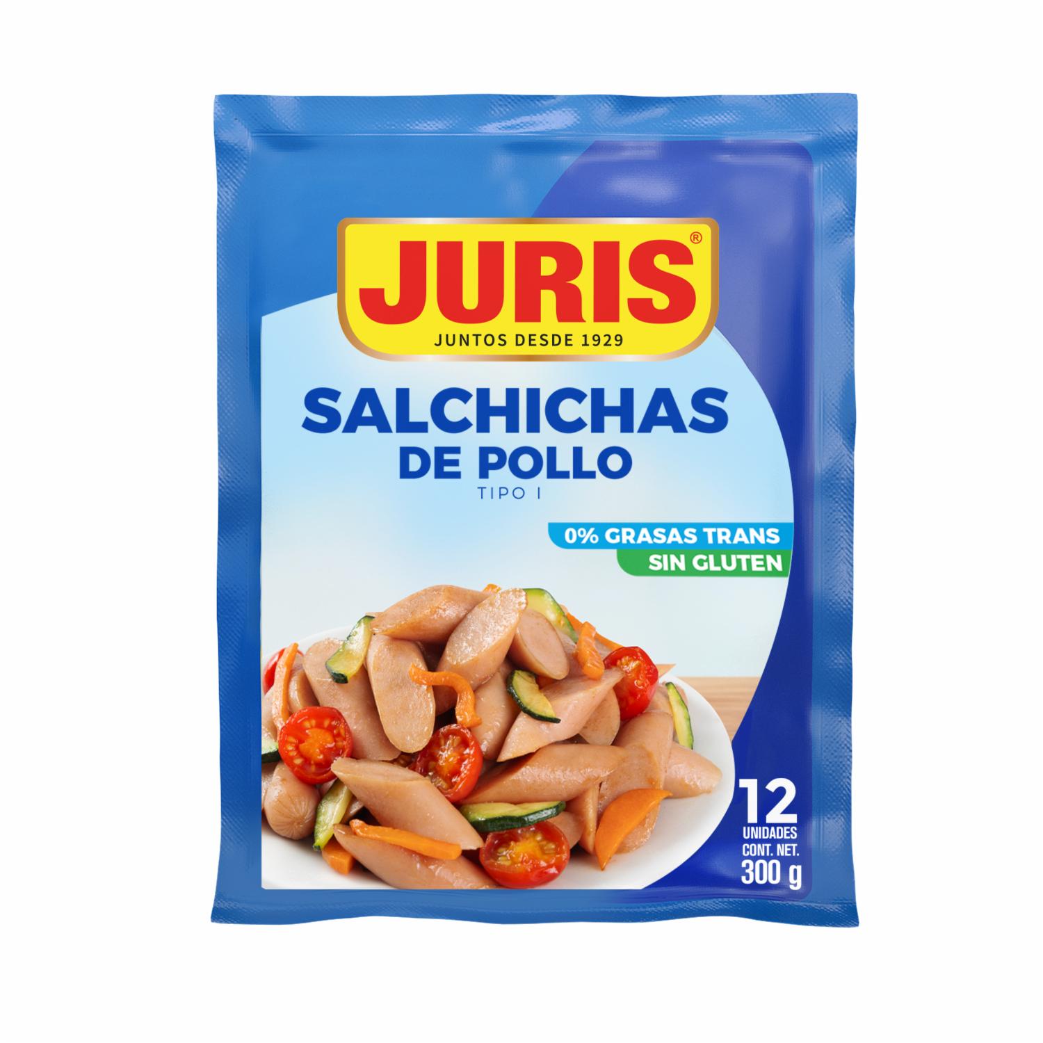Salchichas De Pollo JURIS 300 G