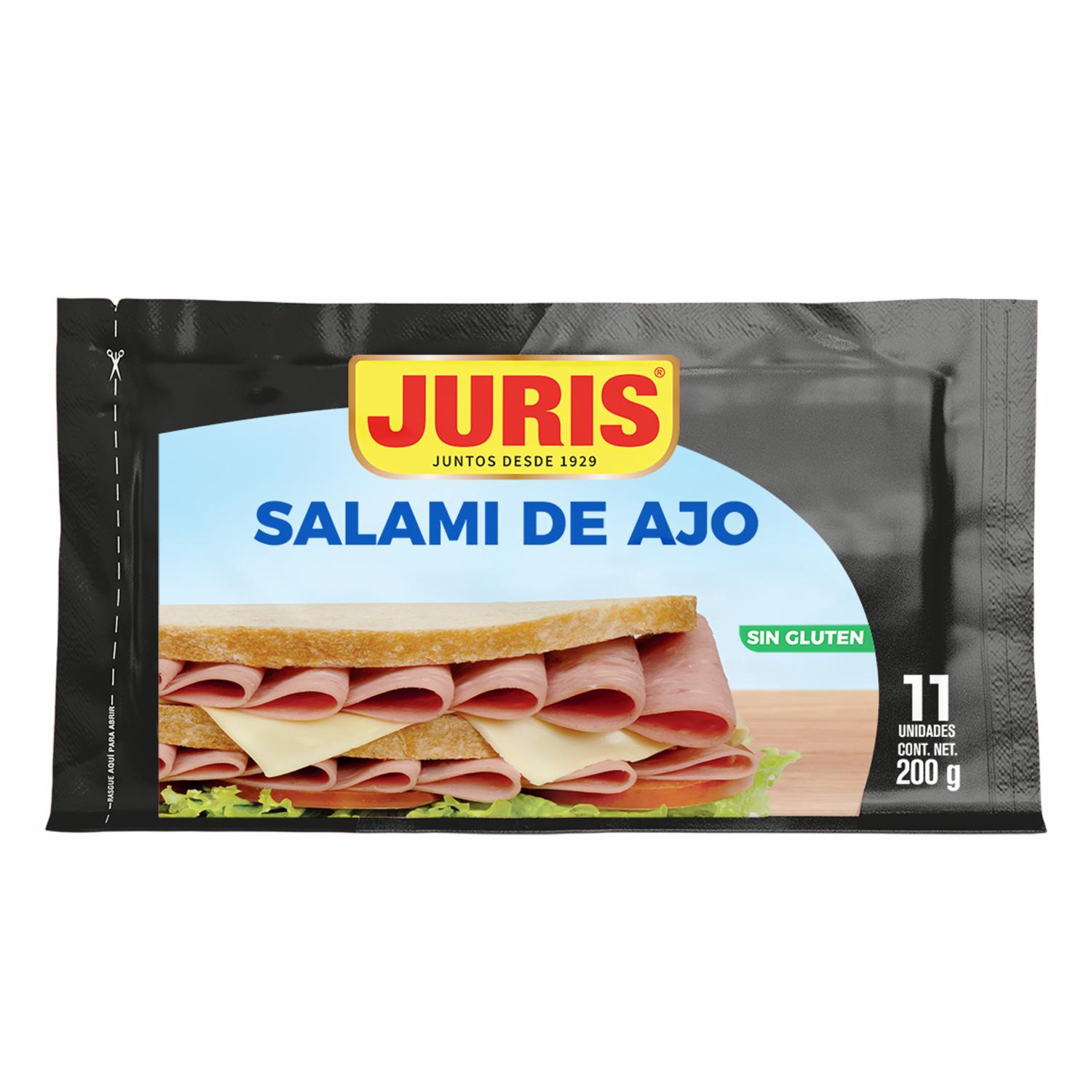 Salami De Ajo Premium JURIS 200 G