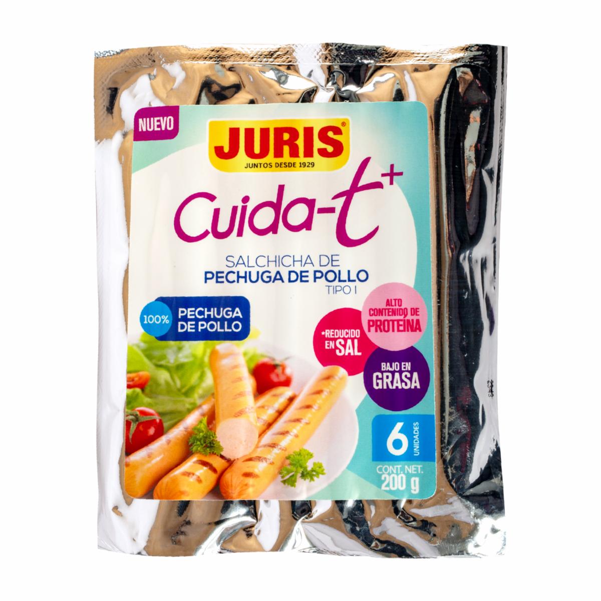 Salchichas Tipo I Cuidat +  De  Pechuga Pollo JURIS 200 G