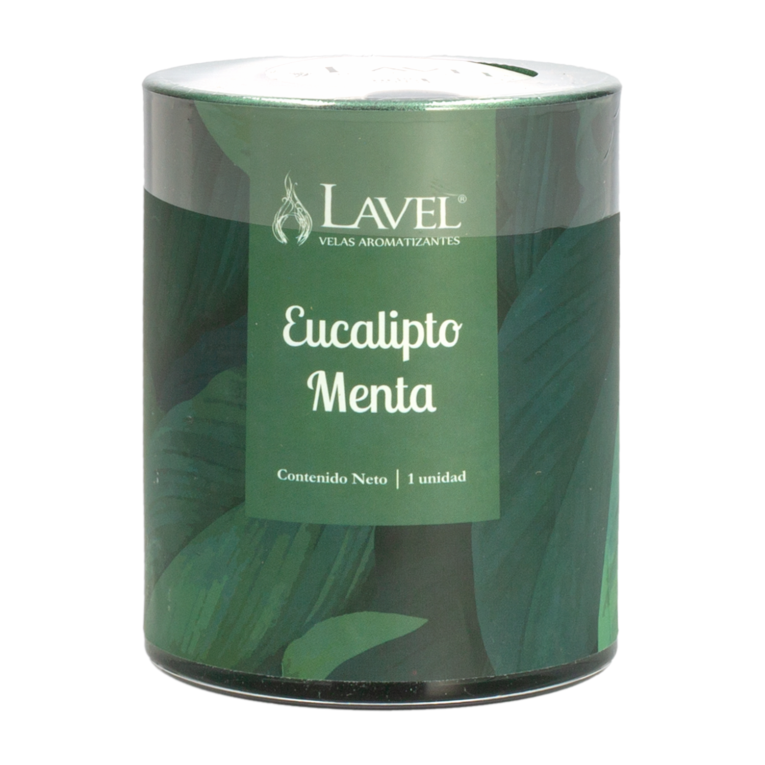 Vela Decorativa Vaso Color Verde LAVEL 190 G