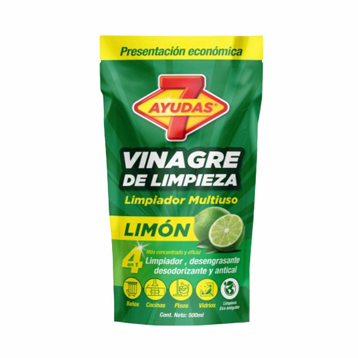 Vinagre Limpieza Multiusos Limón 7 AYUDAS 500 Ml