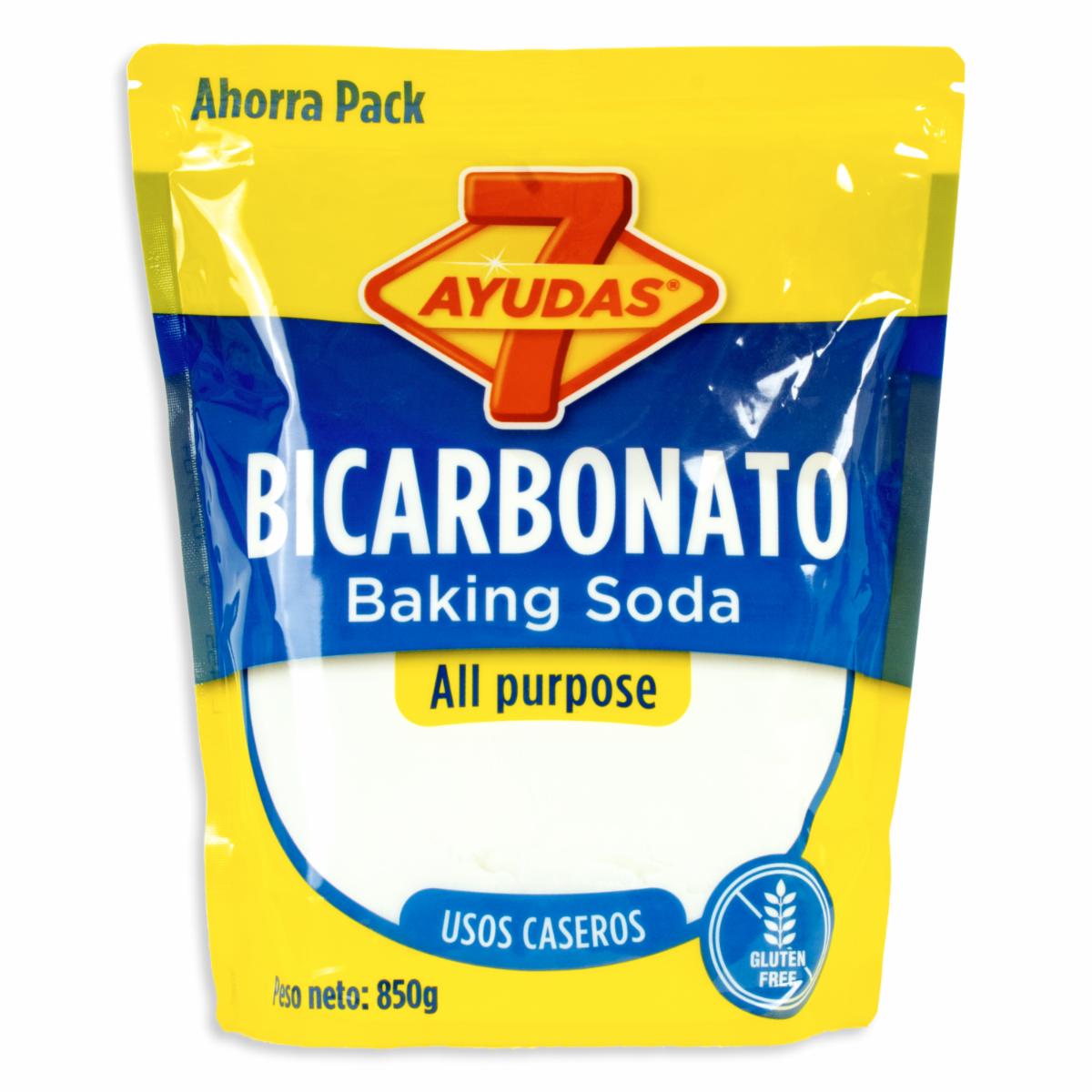 Bicarbonato Usos Caseros 7 AYUDAS 850 G