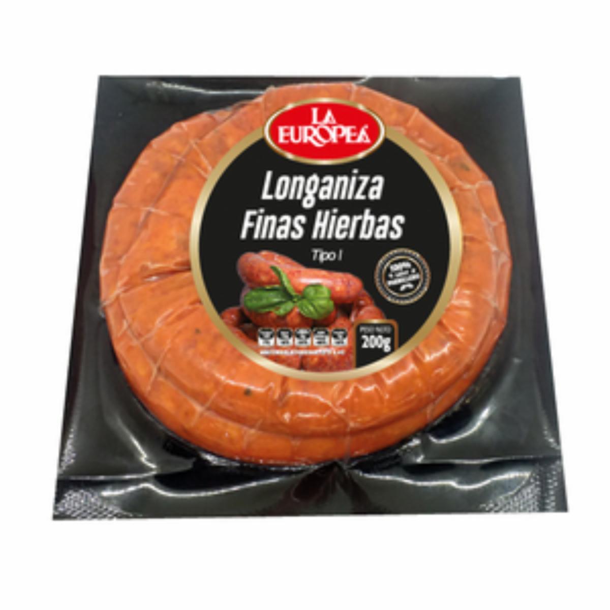 Longaniza A Las Finas Hierbas LA EUROPEA 200 G