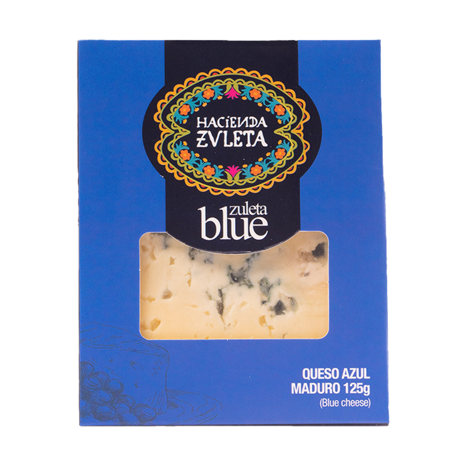 Queso Azul Maduro HACIENDA ZULETA 125 G