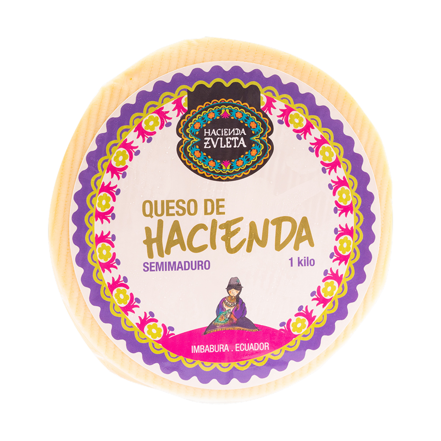 Queso Semimaduro De Hacienda HACIENDA ZULETA 1 Kg
