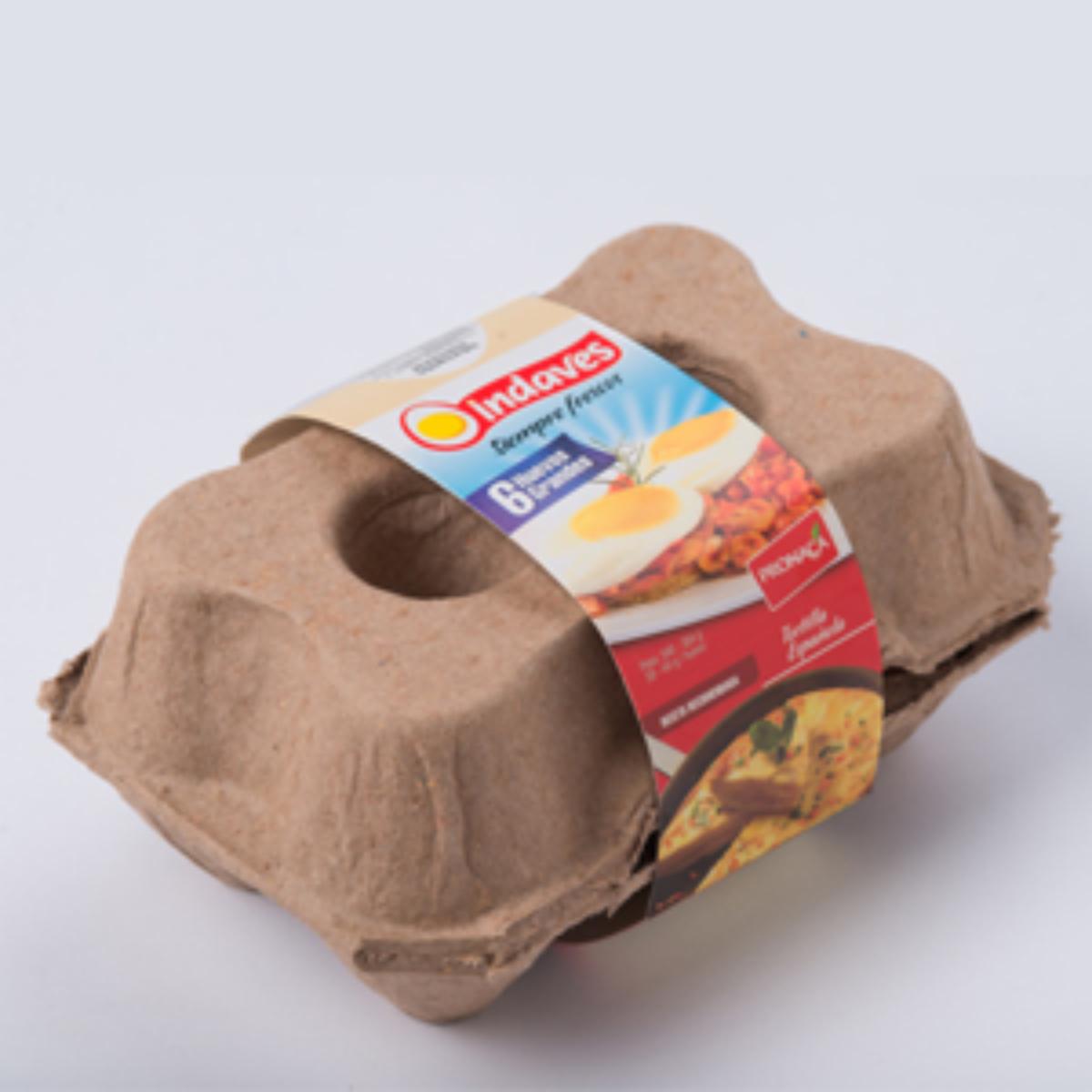 Huevos Grandes Estuche INDAVES X 6 Uds