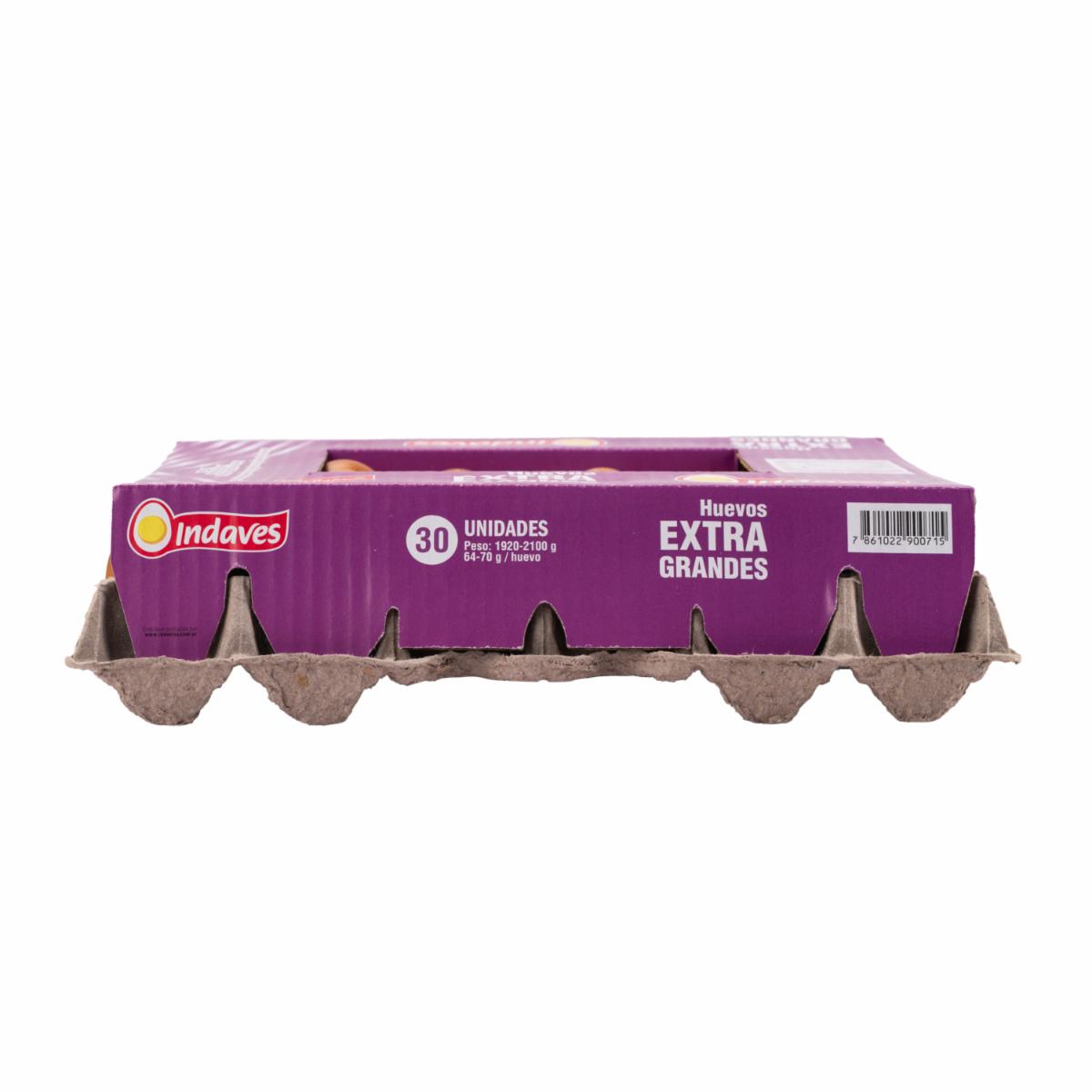 Huevos Extra Grandes INDAVES X 30 Uds