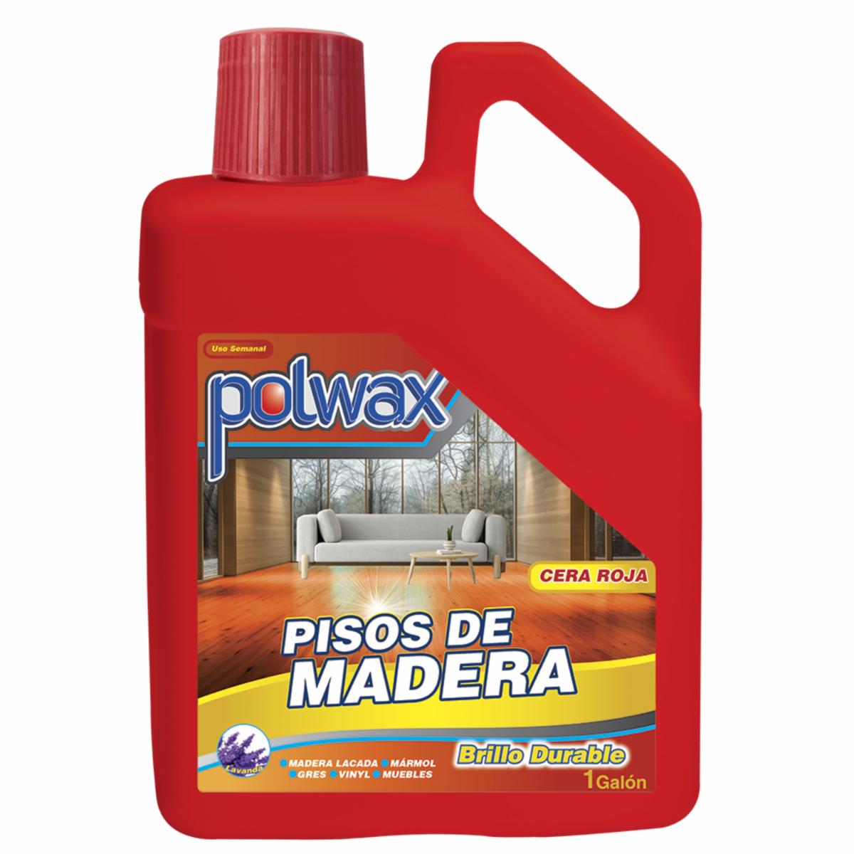 Cera De Pisos De Madera Roja Aroma Lavanda POLWAX 3750 Ml