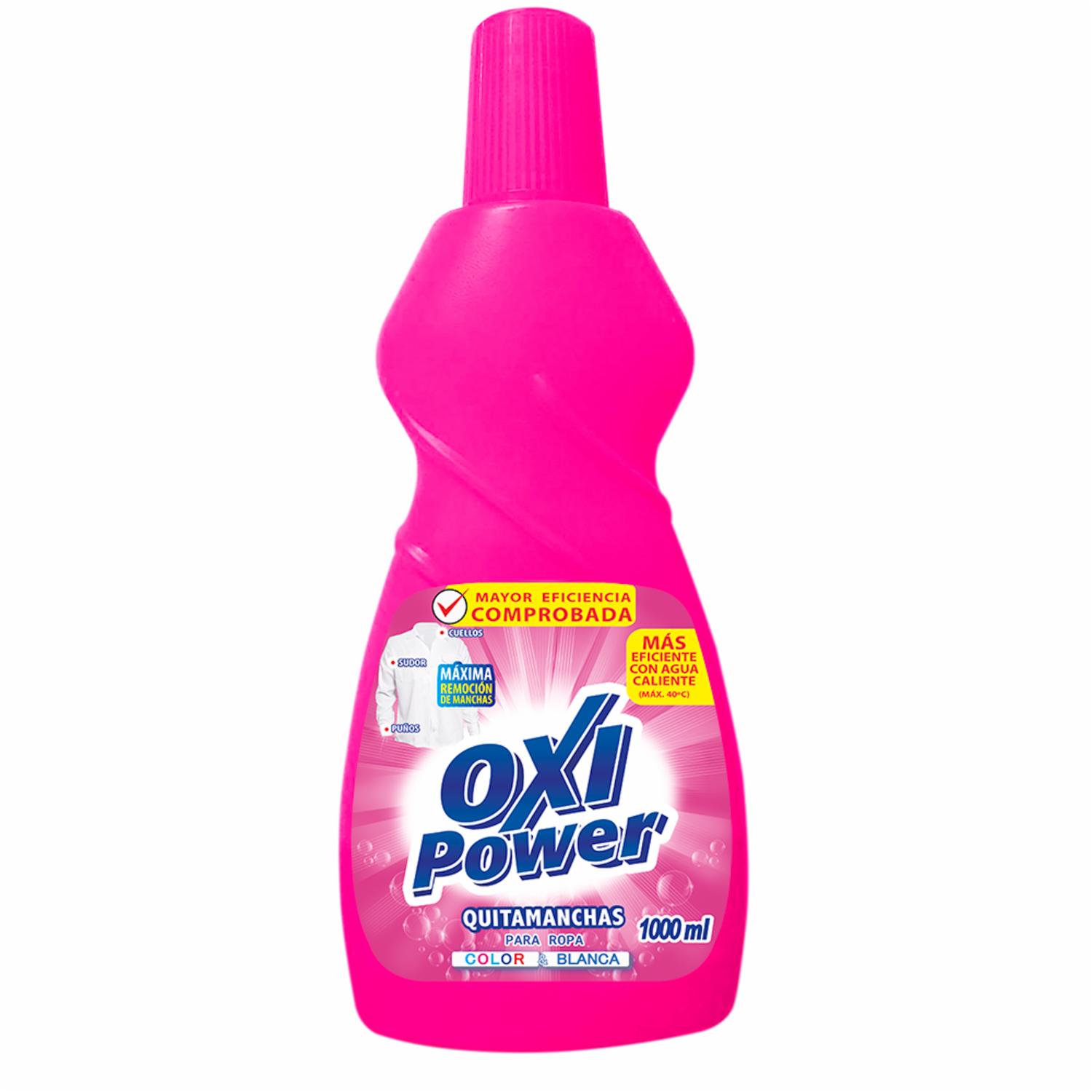 Quitamanchas De Ropa Blanca Y De Color Líquido OXI POWER 1000 Ml