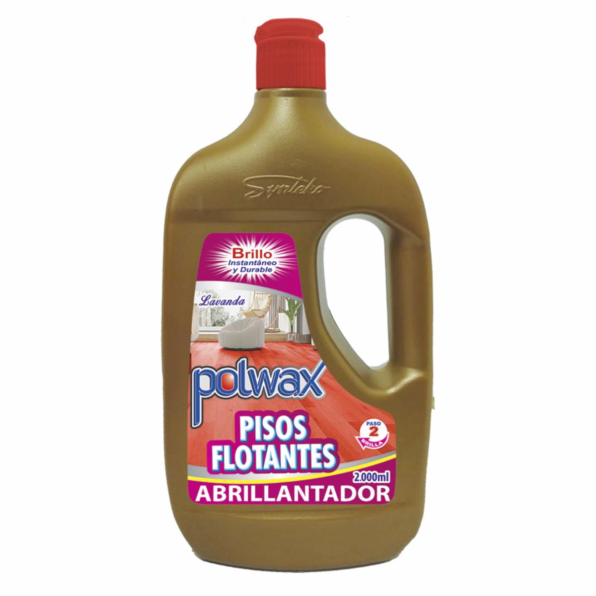 Abrillantador De Pisos Flotantes Paso 2 Aroma Lavanda POLWAX 2000 Ml