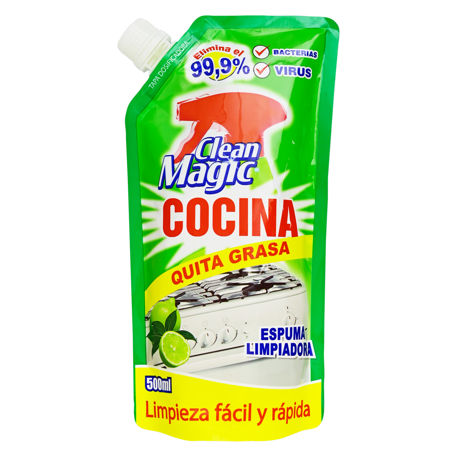 Limpiador De Cocina Doy Pack CLEAN MAGIC 500 Ml