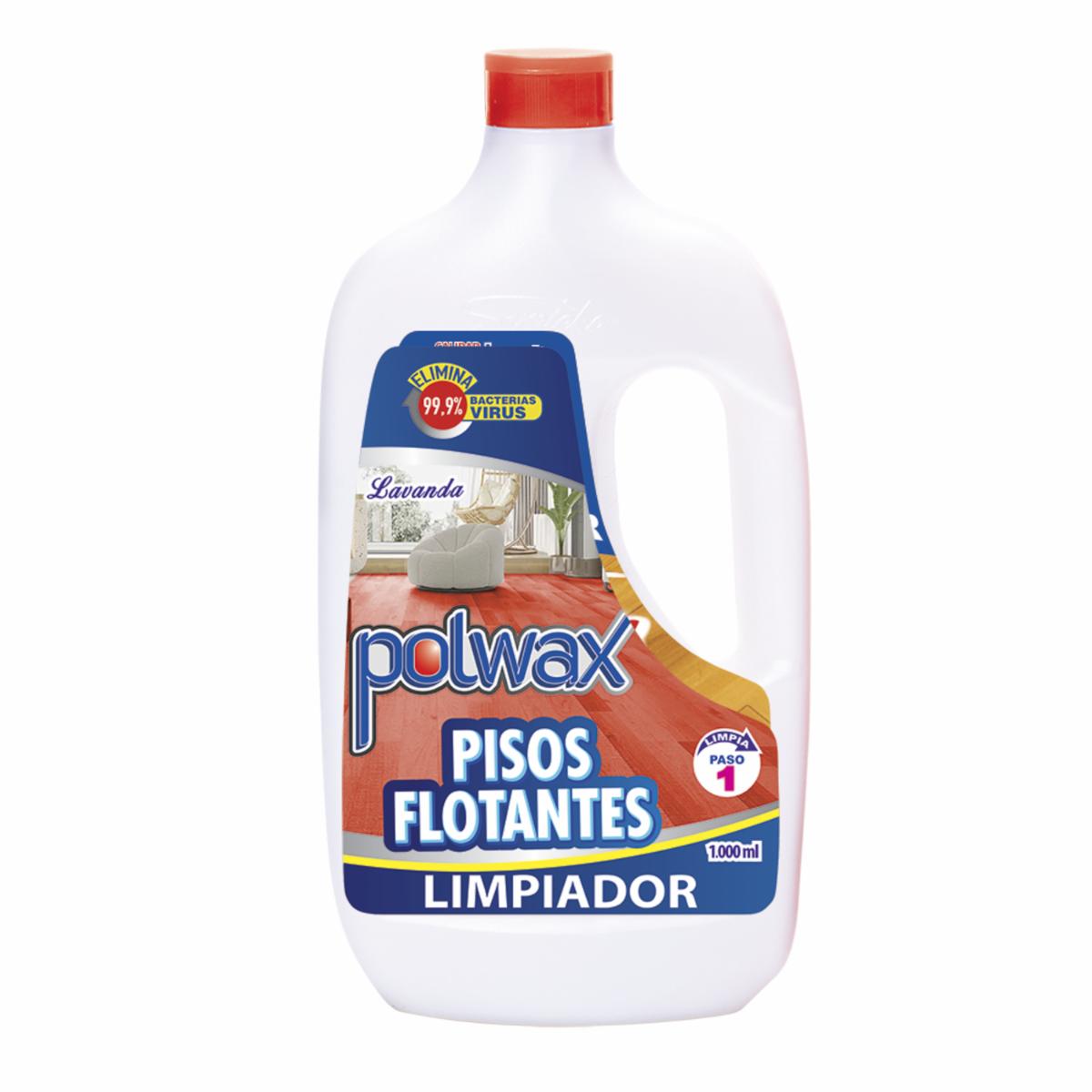 Limpiador De Pisos Flotantes Paso 1 Aroma Lavanda POLWAX 1000 Ml