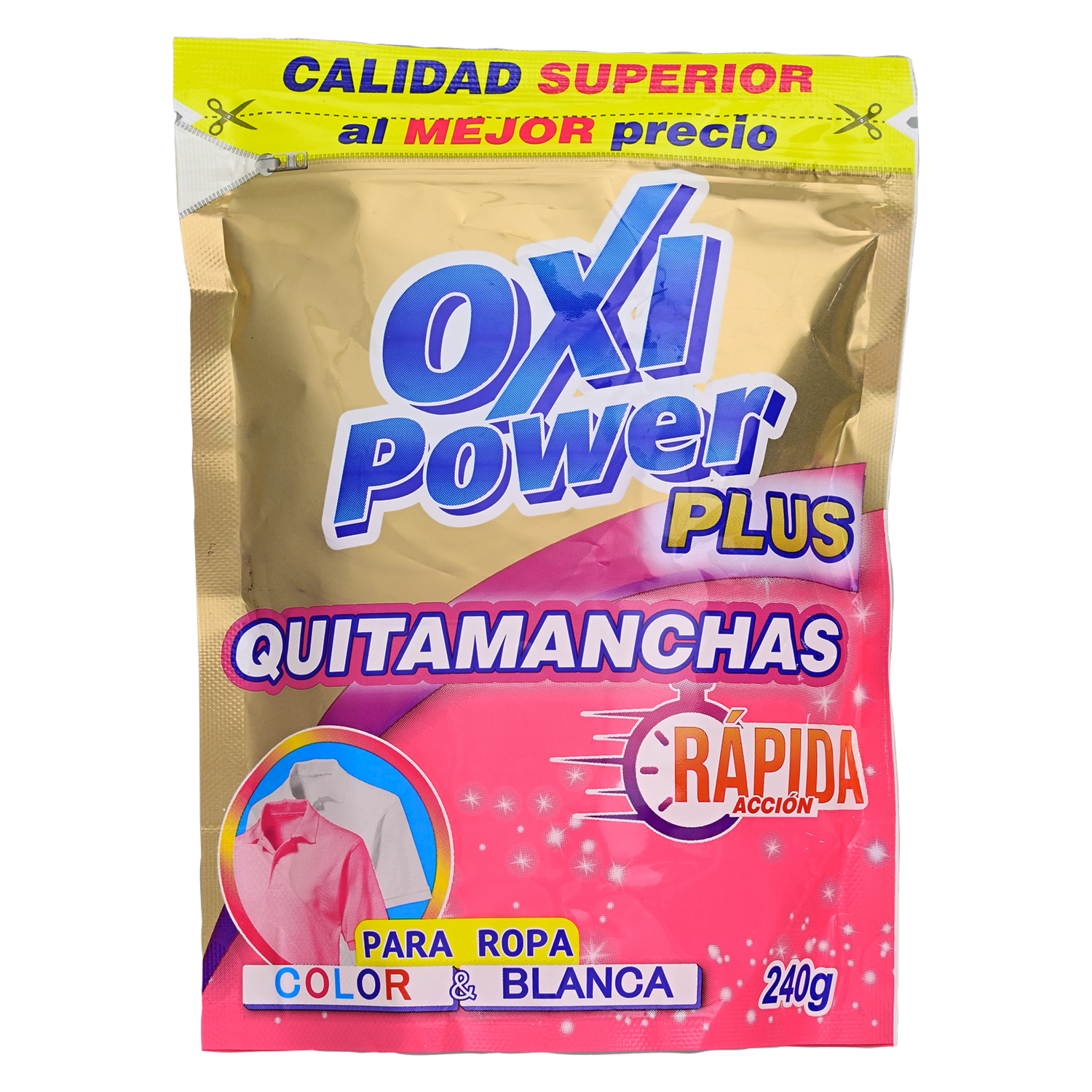 Quitamanchas Para Prendas De Color OXI POWER Doypack 240 G
