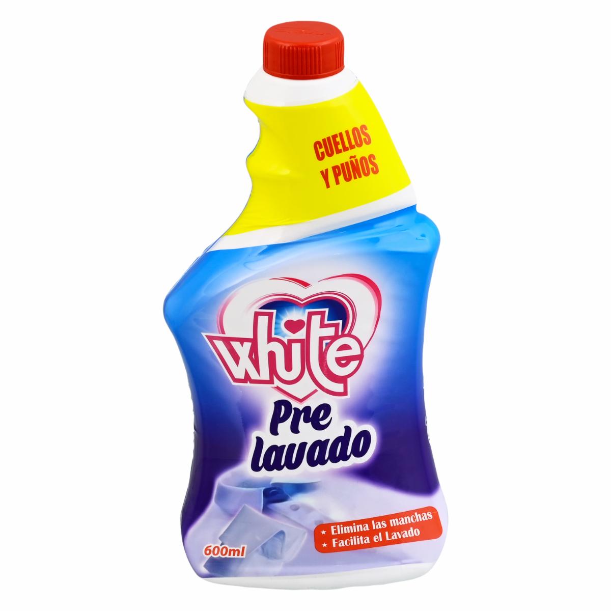 Removedor De Manchas Prelavado Repuesto WHITE 600 Ml