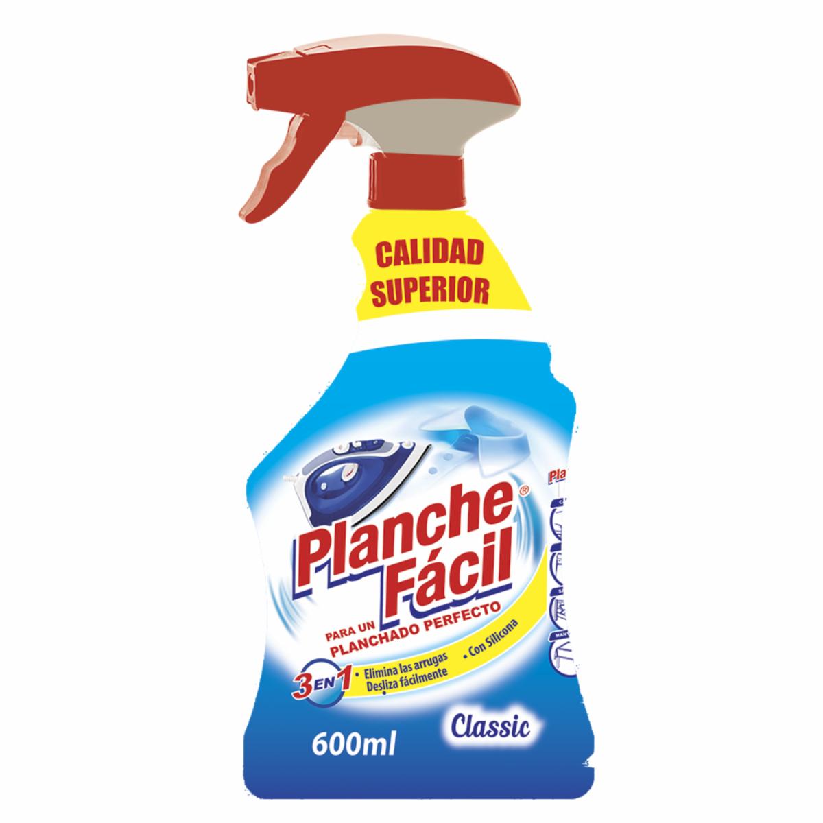 Eliminador De Arrugas Para Ropa 3 En 1 Classic PLANCHE FÁCIL Spray 600 Ml