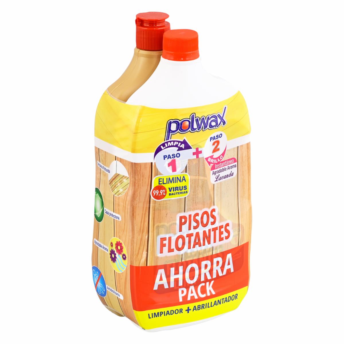 Abrillantador Y Limpiador Para Pisos Flotantes POLWAX 2000 Ml