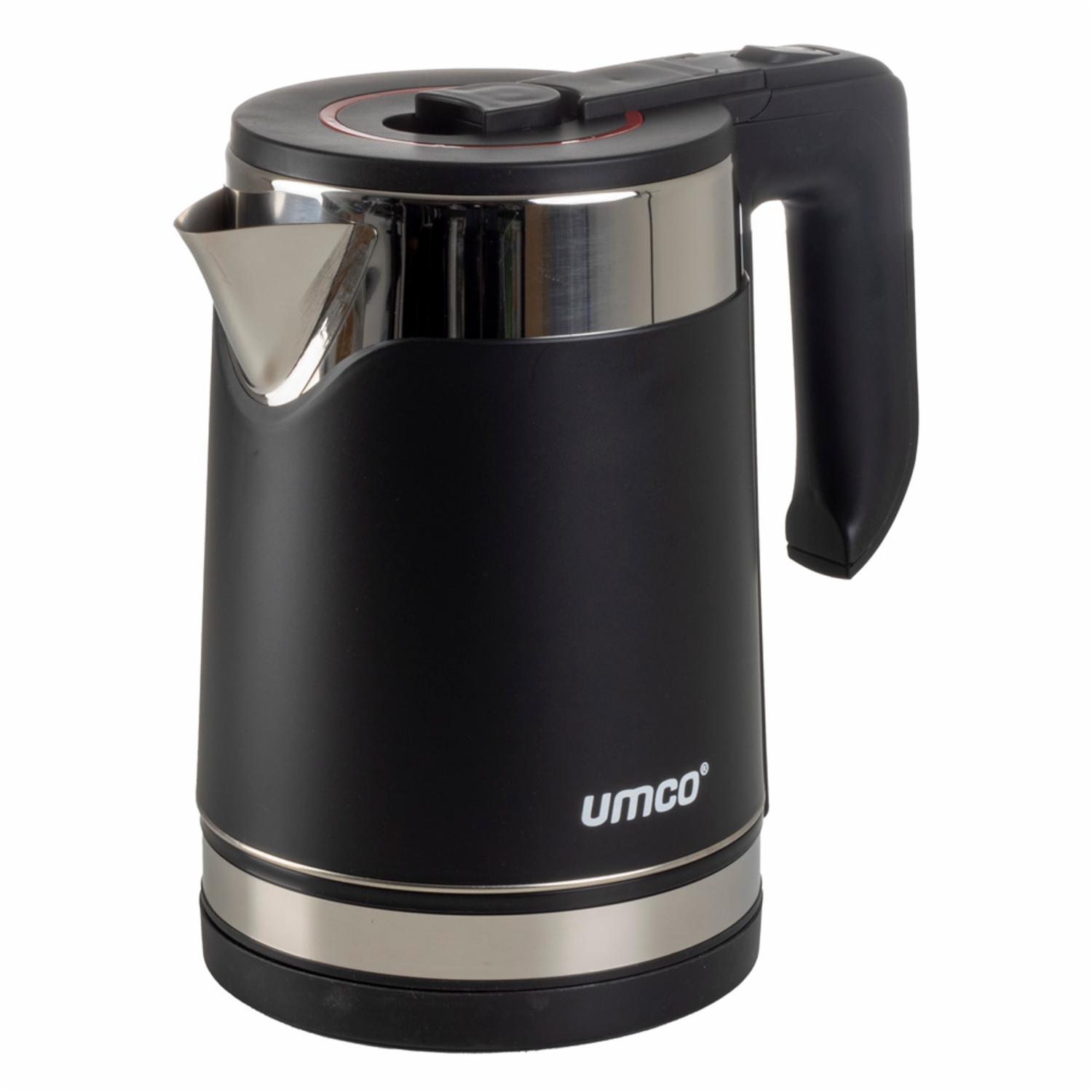 Hervidor De Agua Negro 1000W UMCO 1.8 L