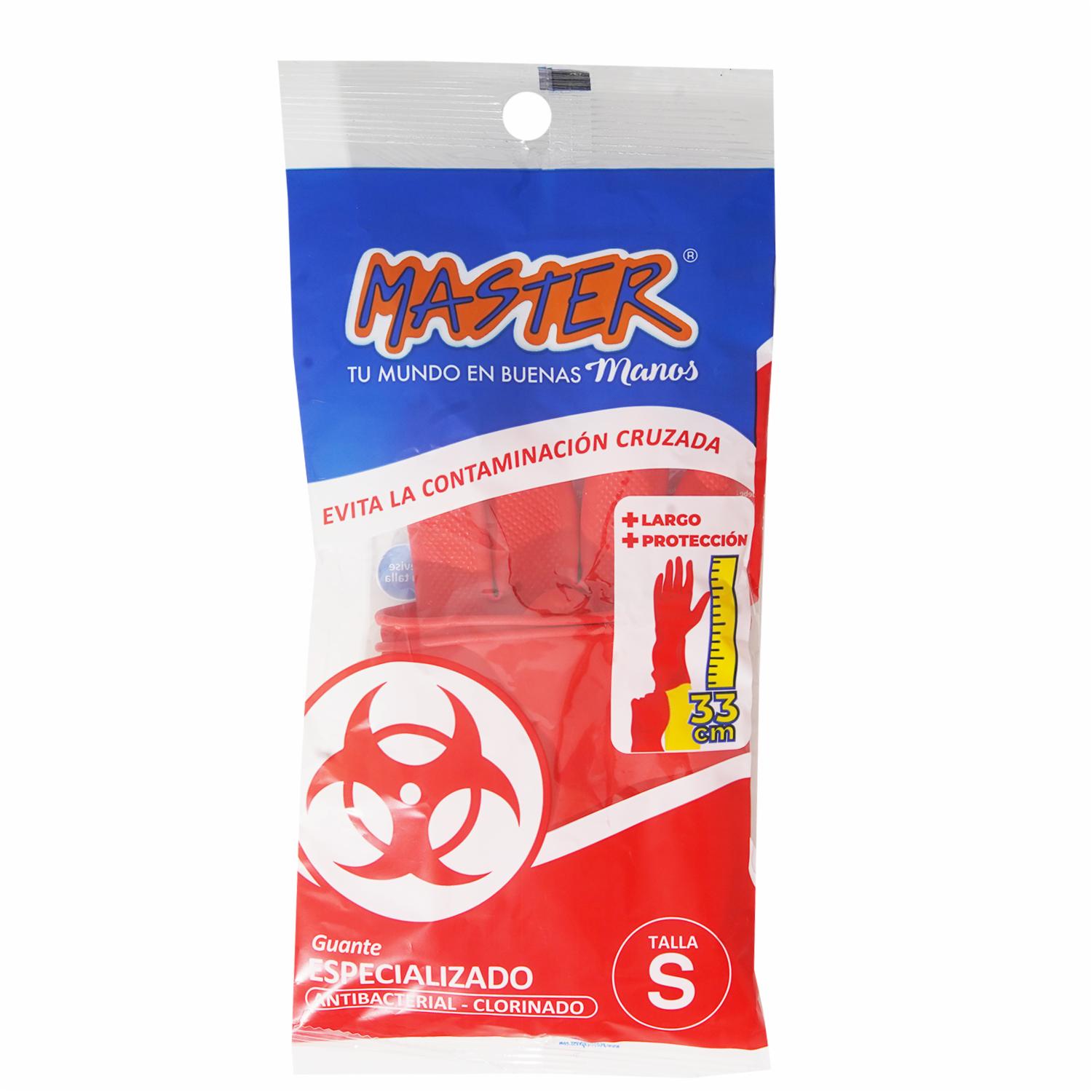 Guante Especializado Rojo S MASTER X 2 Uds