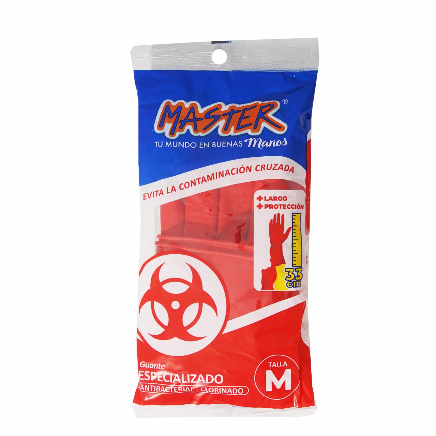Guante Especializado Rojo M MASTER X 2 Uds