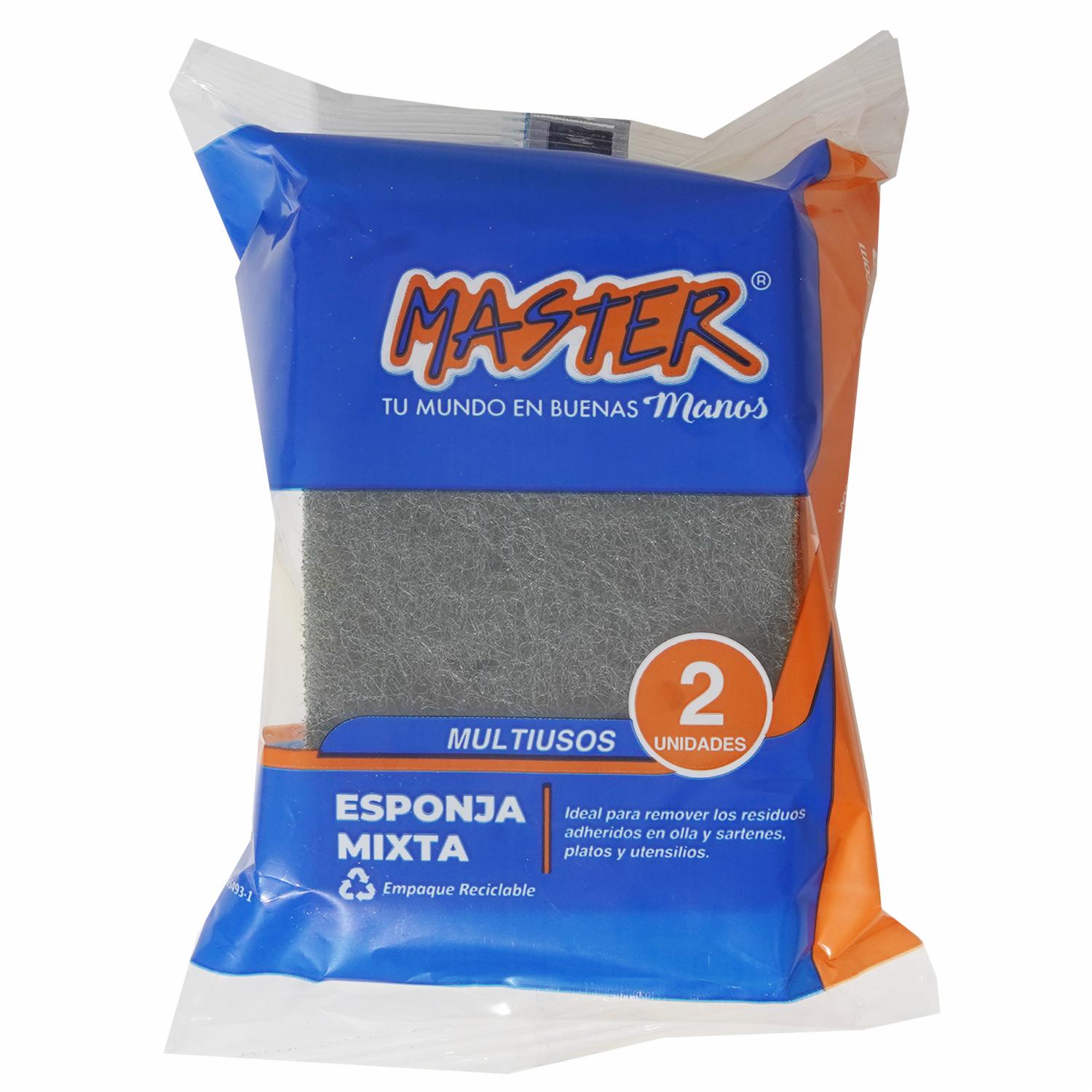 Esponja Mixta MASTER 1 X 2 Unidades
