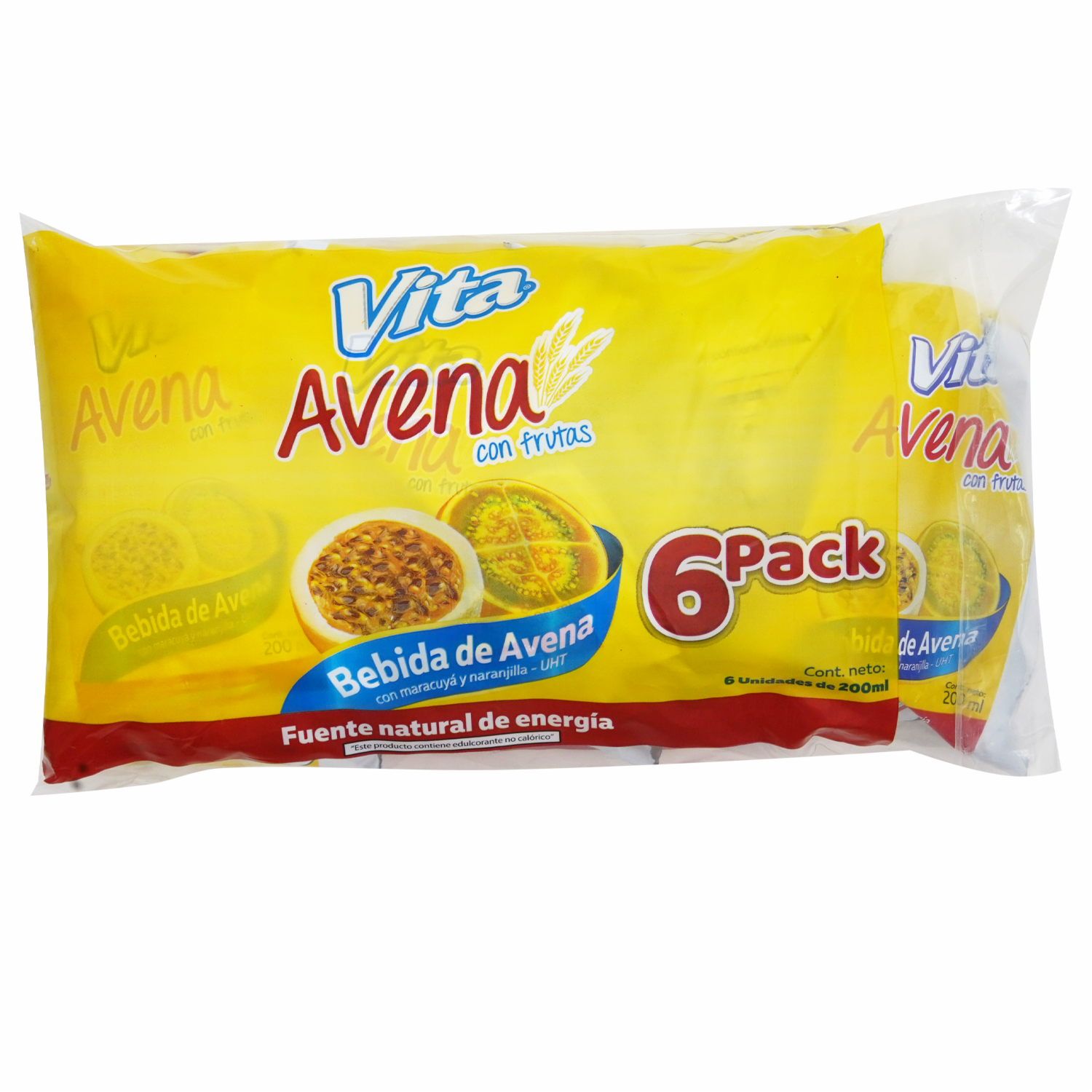 Bebida De Avena Con Frutas VITA 6 X 200 Ml