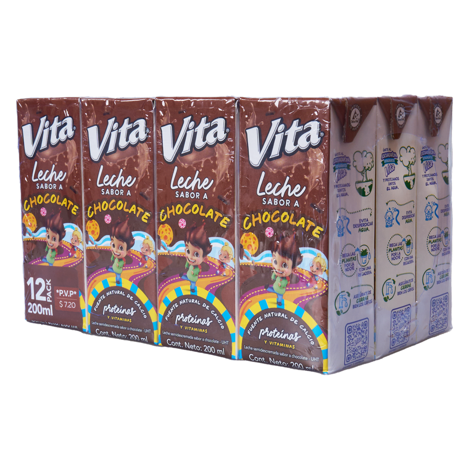 Leche Saborizada De Chocolate VITA 12 X 200 ml