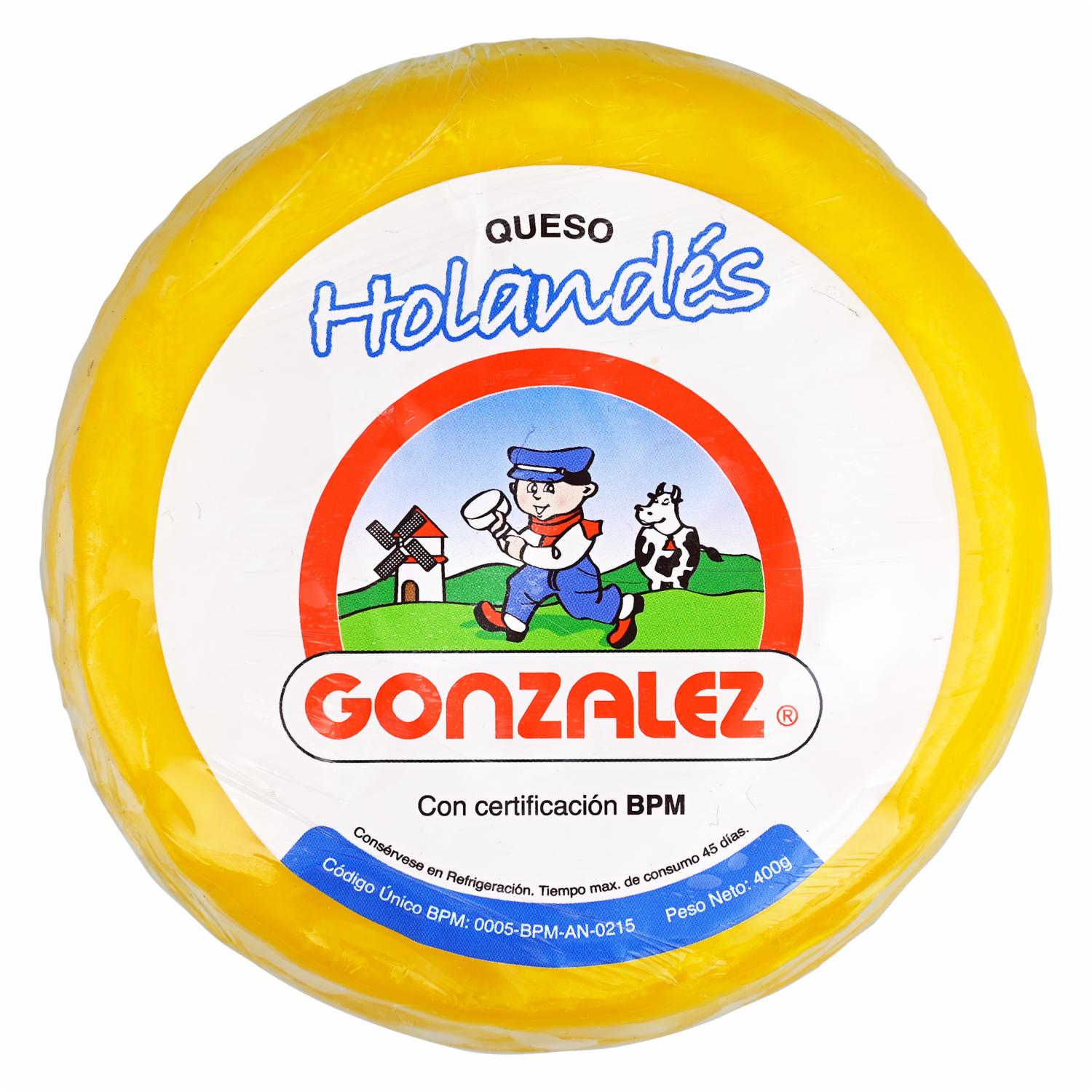 Queso Holandés GONZALEZ 400g
