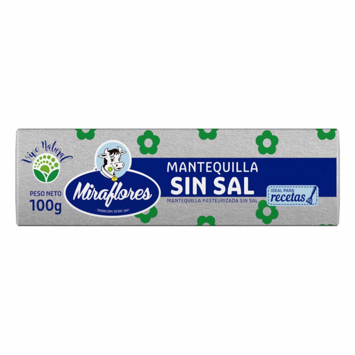 Mantequilla Sin Sal MIRAFLORES 100 G