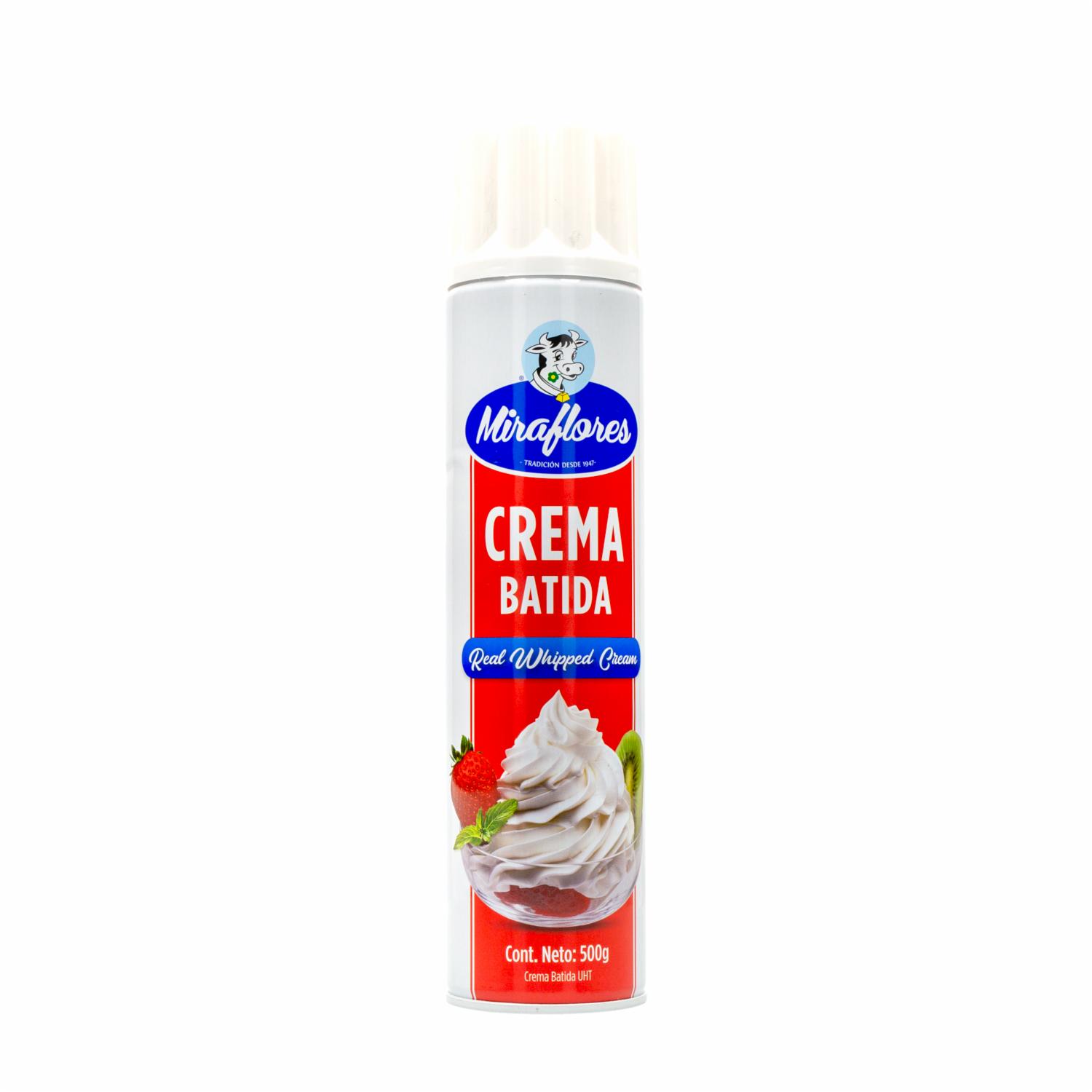 Crema Batida Spray MIRAFLORES 500 G