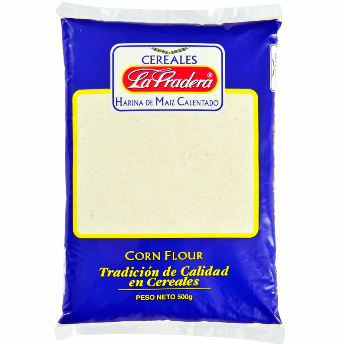 Harina De Maíz Calentado LA PRADERA 500 G