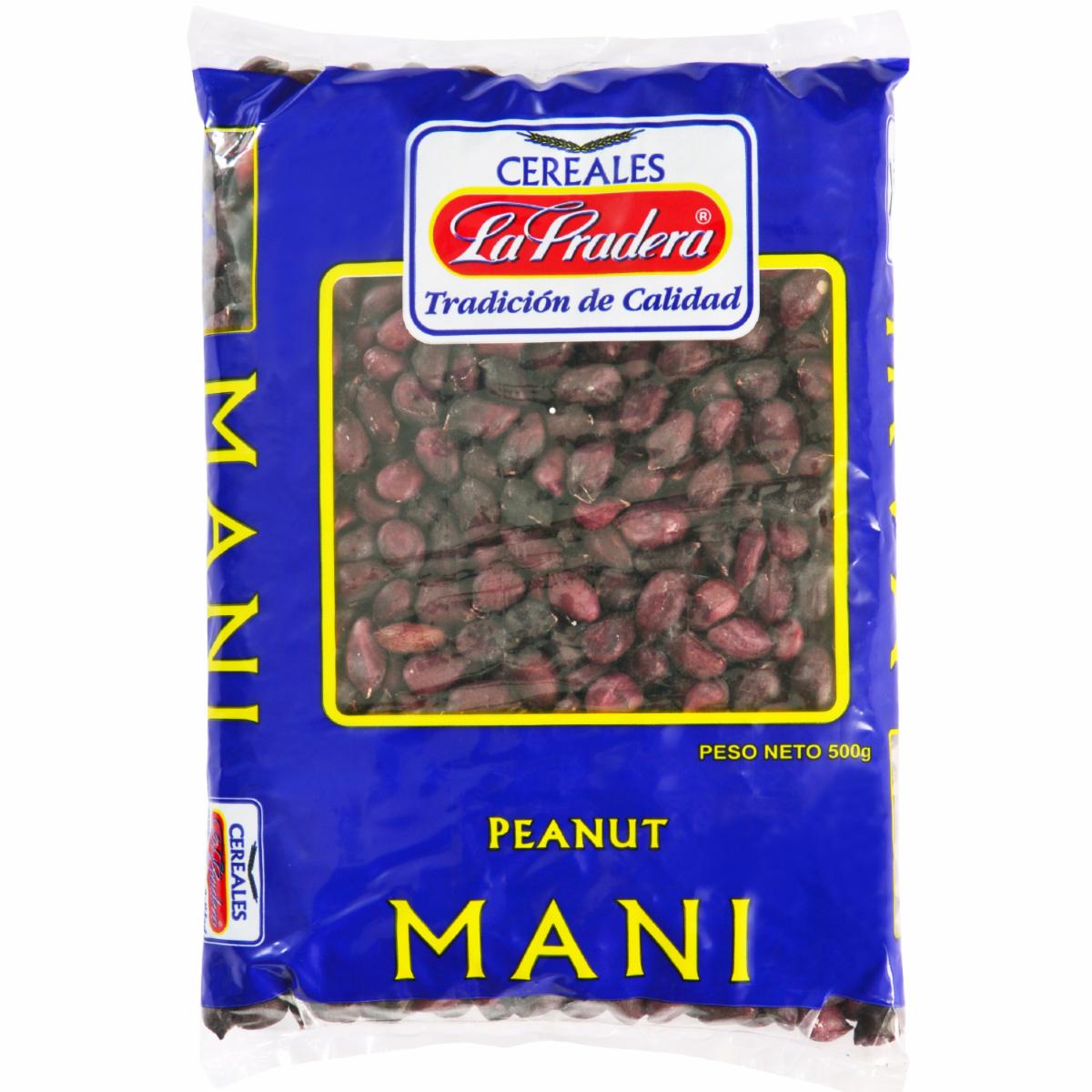 Maní Empacado LA PRADERA 500 G