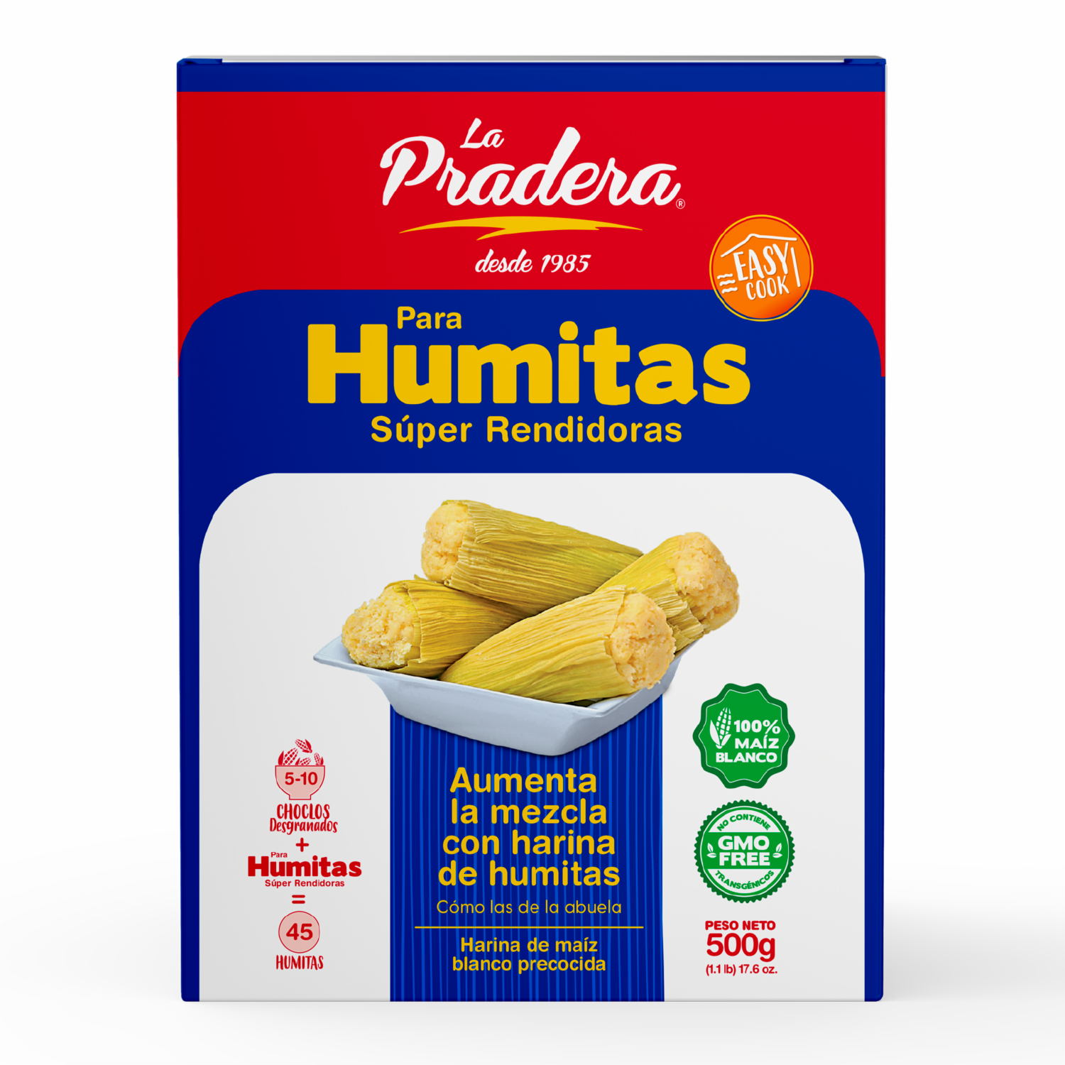 Harina De Maíz Para Humitas LA PRADERA 500 G