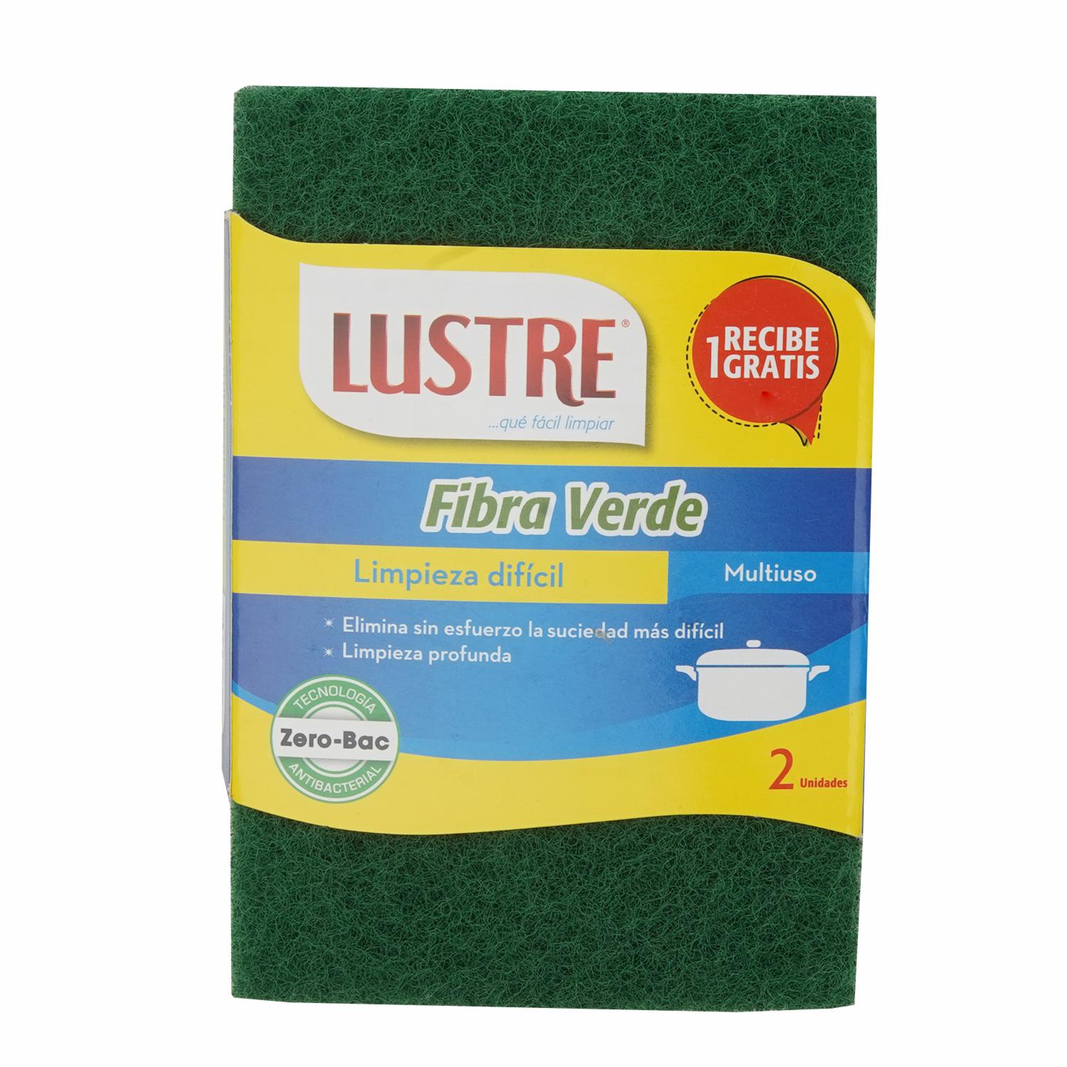 Estropajo Verde LUSTRE 1 X 3 Uds