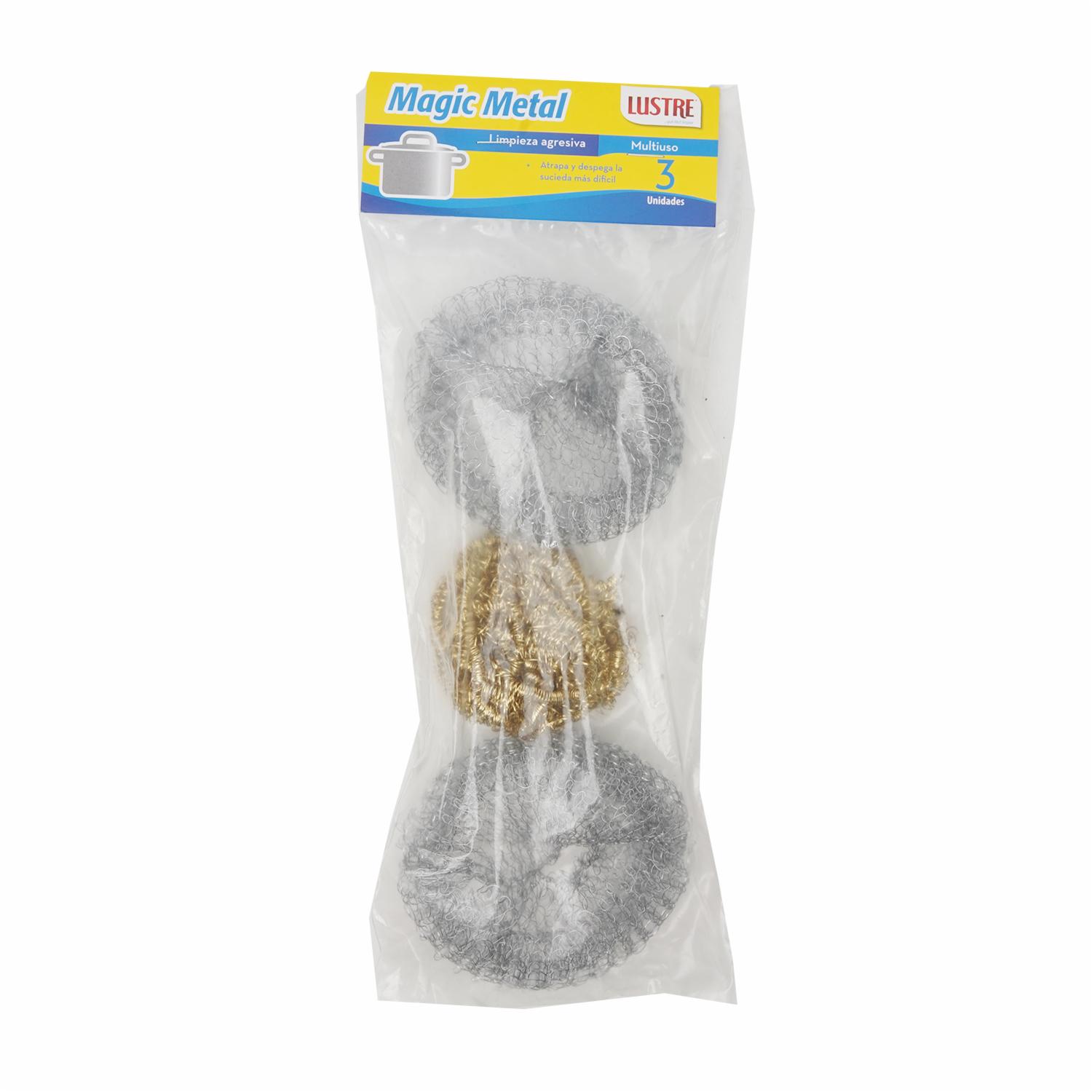 Estropajo Magic Metal LUSTRE 3 Unidades