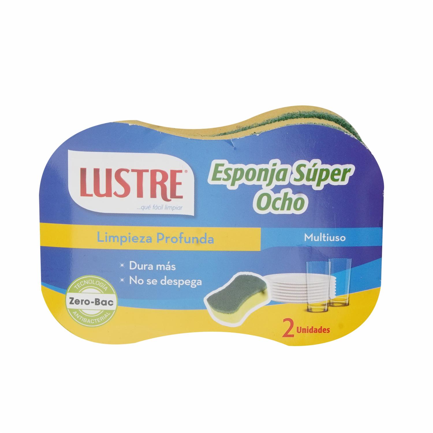 Esponja Esponja Super Ocho Pack X2 LUSTRE 2 Unidades