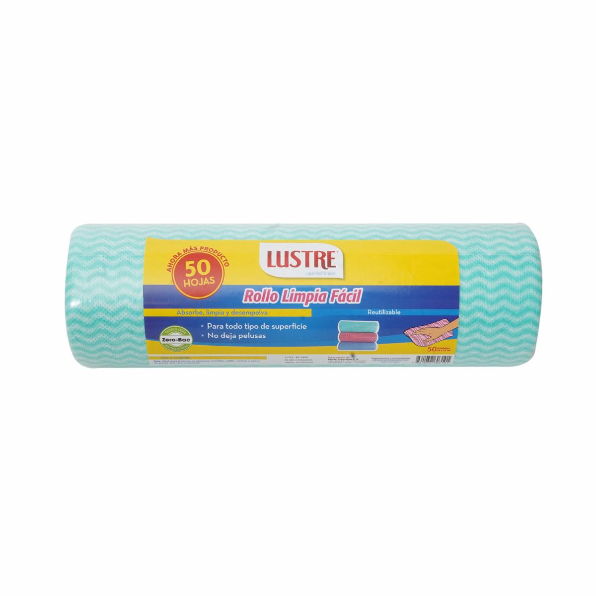 Paño Rollo Limpiafacil  50 H LUSTRE 30 X 25Cm