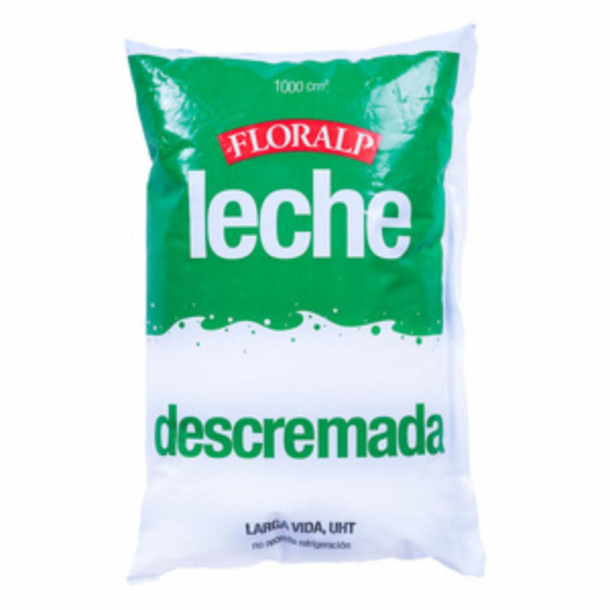 Leche Descremada Uht FLORALP 1000 Ml