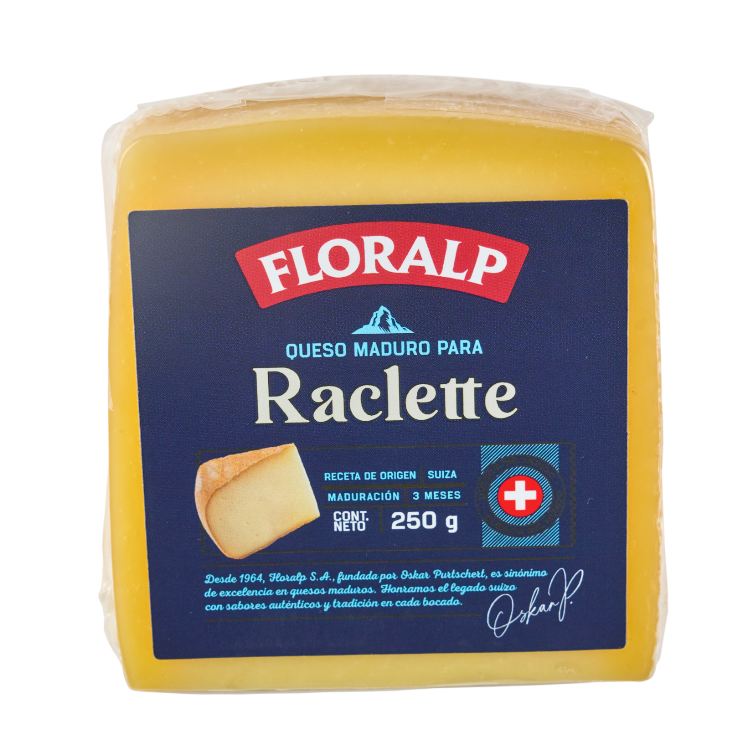 Queso Raclette Cuña FLORALP 250 G