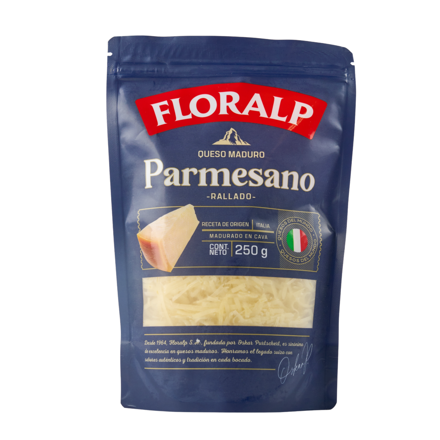 Queso Parmesano Rallado FLORALP 250 G
