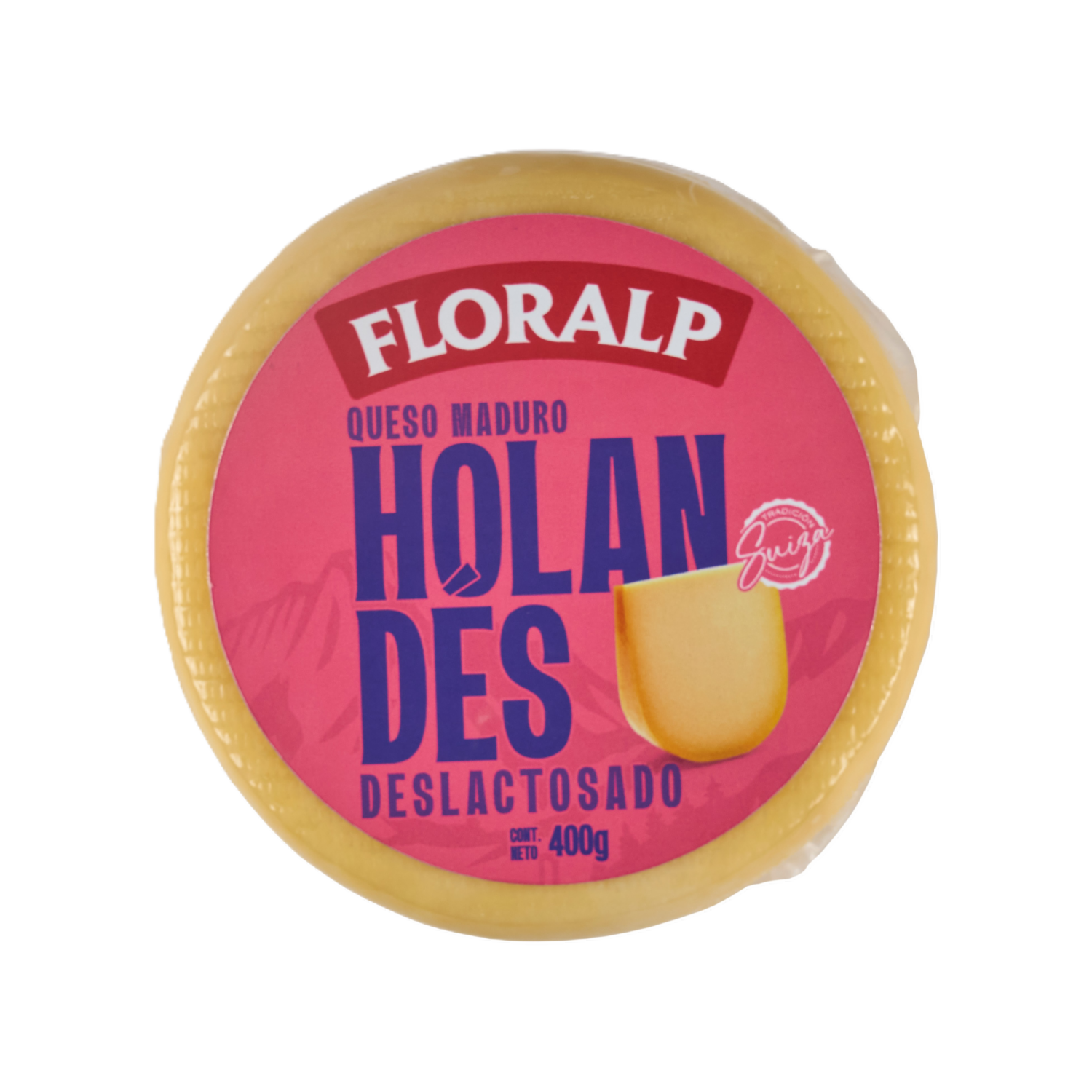 Queso Holandés Deslactosado FLORALP 400 G