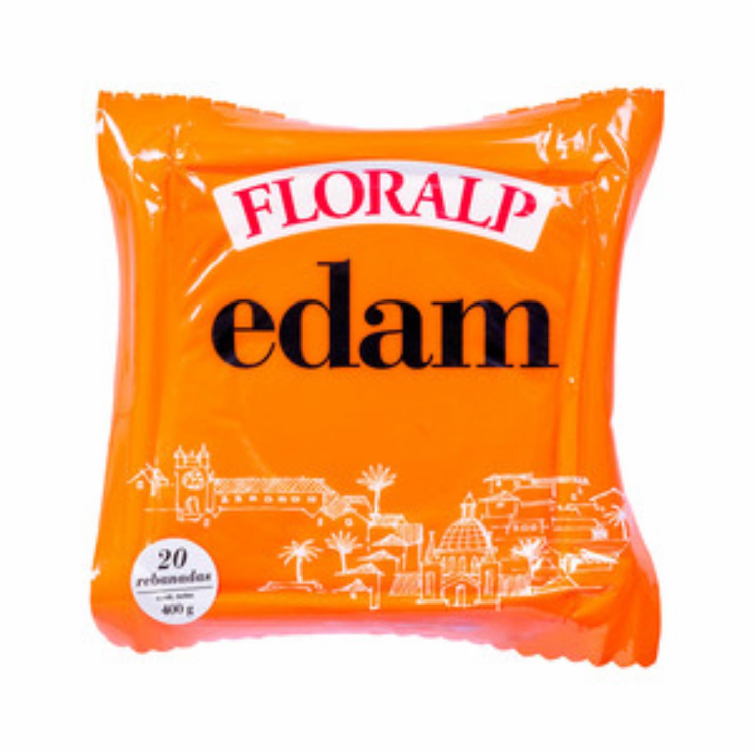 Queso Edam Rebanado FLORALP 400 G