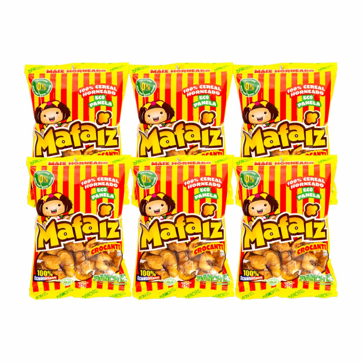 Mafaiz Crocante Endulzado Con Panela BANCHIS 6 X 25 G