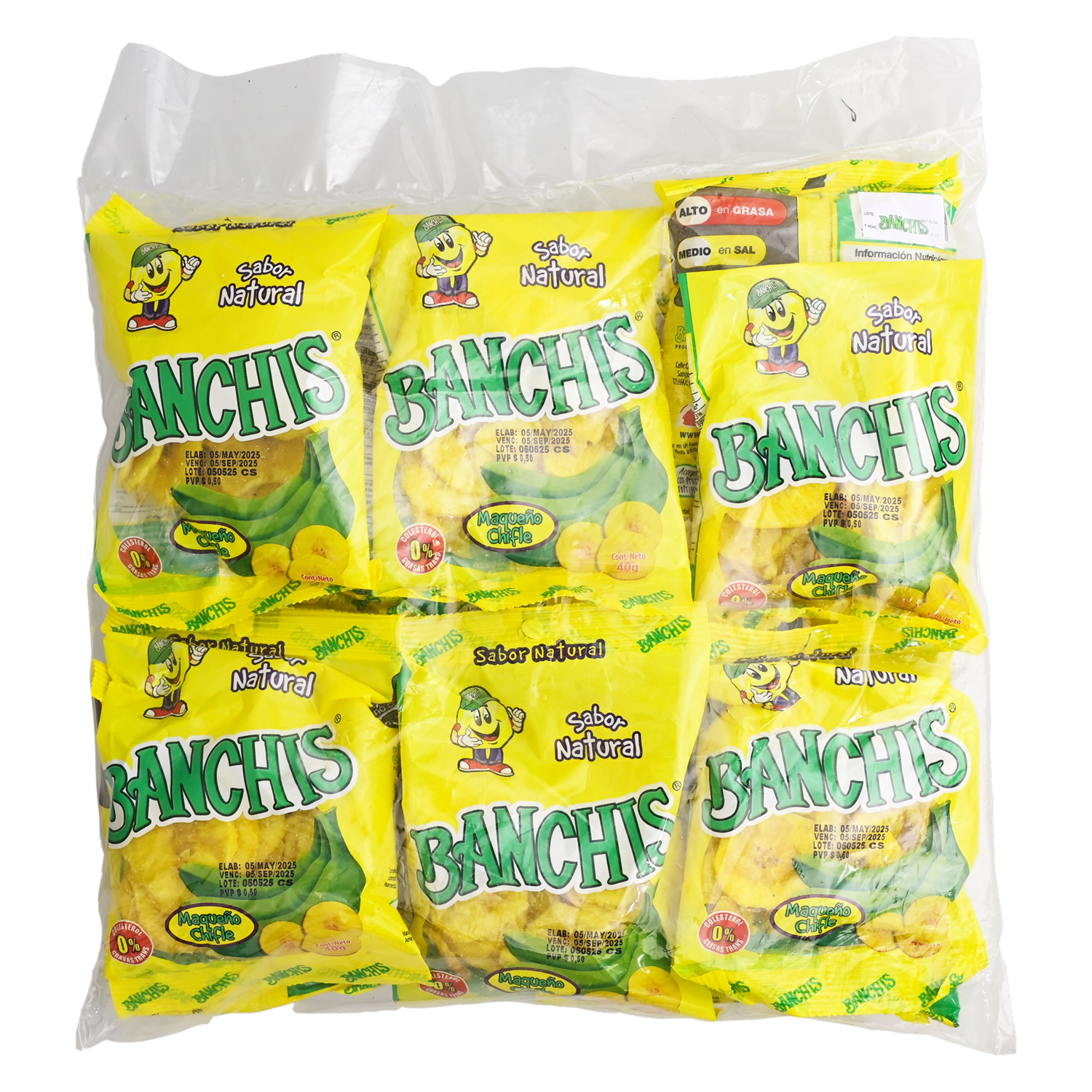Chifles Naturales Almohada BANCHIS 480 g
