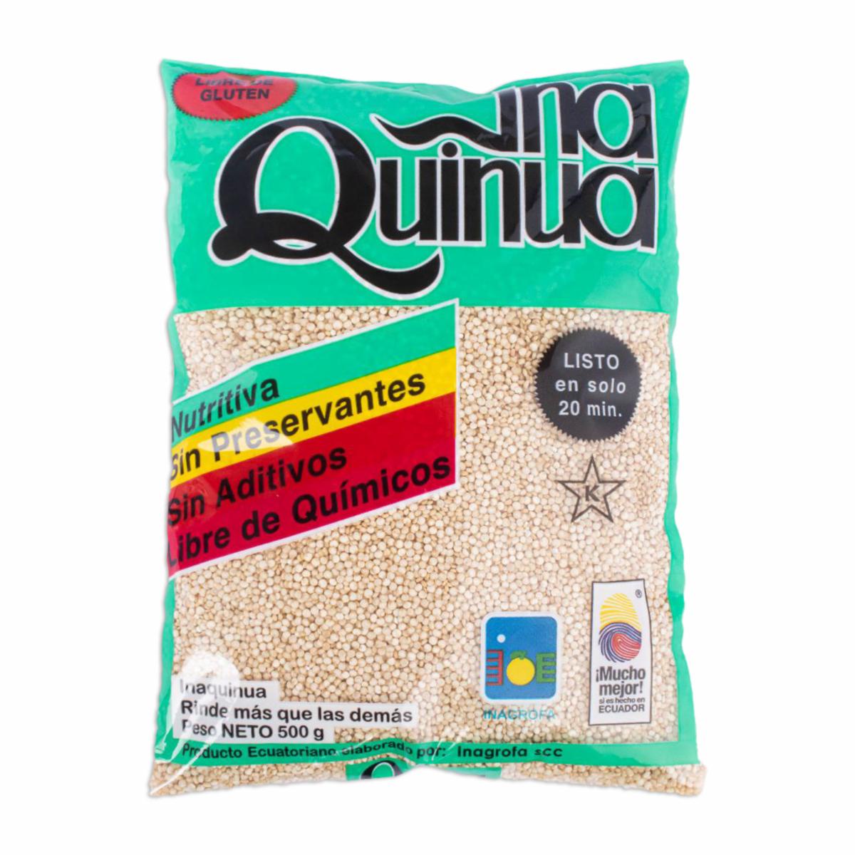 Quinua Empacada INAQUINUA 500 G
