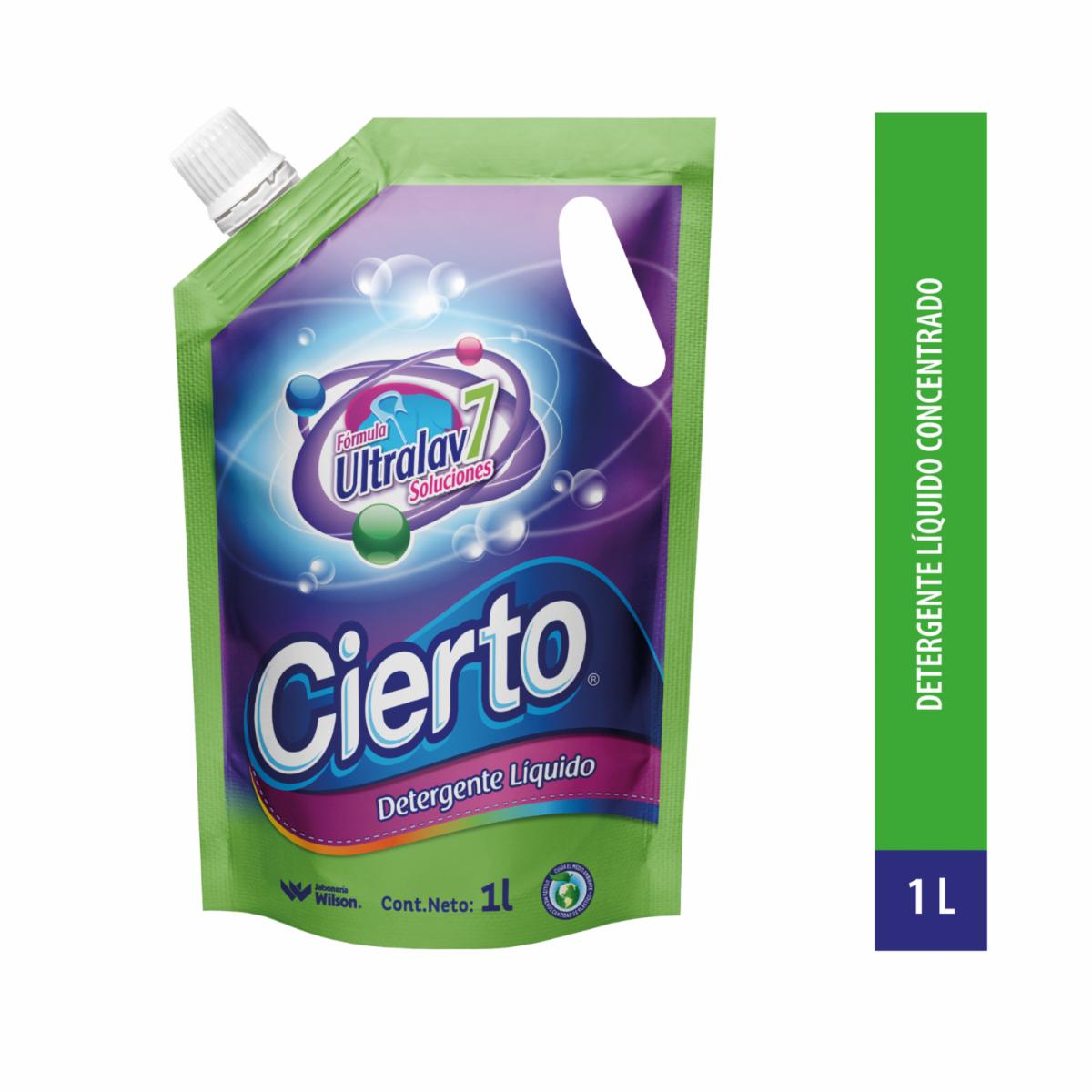Detergente Líquido Concentrado Ultralav 7 Soluciones CIERTO 1 Litro