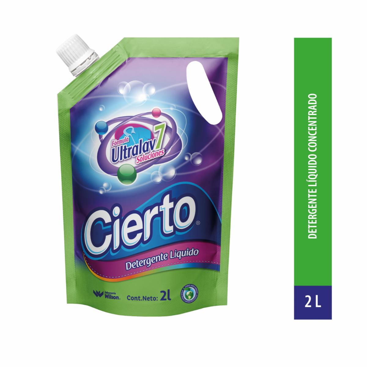 Detergente Líquido Concentrado Ultralav 7 Soluciones CIERTO 2 Litros