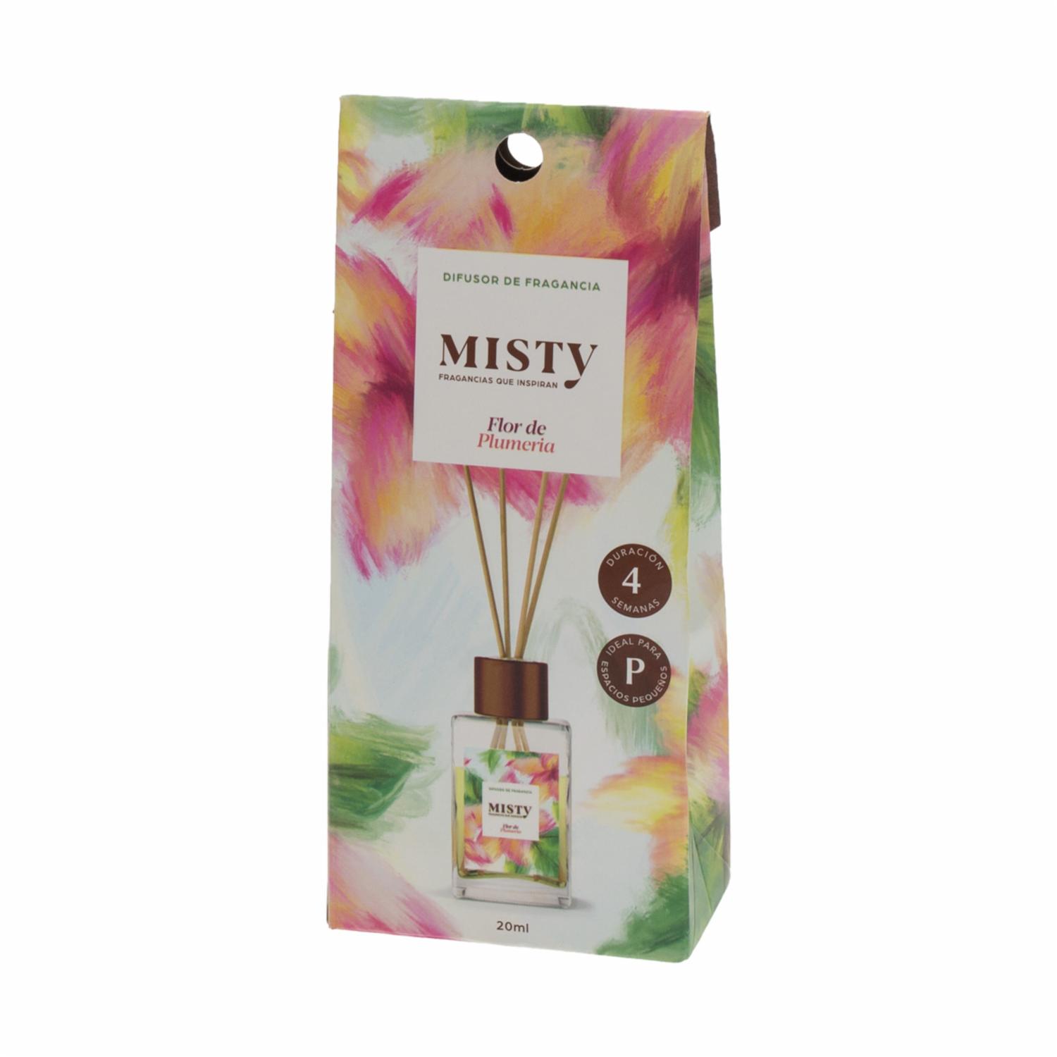 Difusor De Aroma Fragancia Flor Plumería MISTY 20 Ml